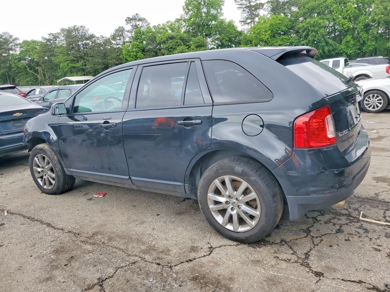 2012 Ford Edge Sel Black vin: 2FMDK3JC5CBA94655