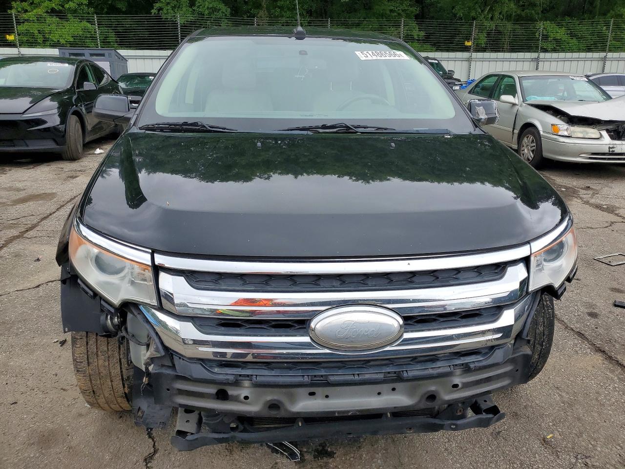 2012 Ford Edge Sel Black vin: 2FMDK3JC5CBA94655