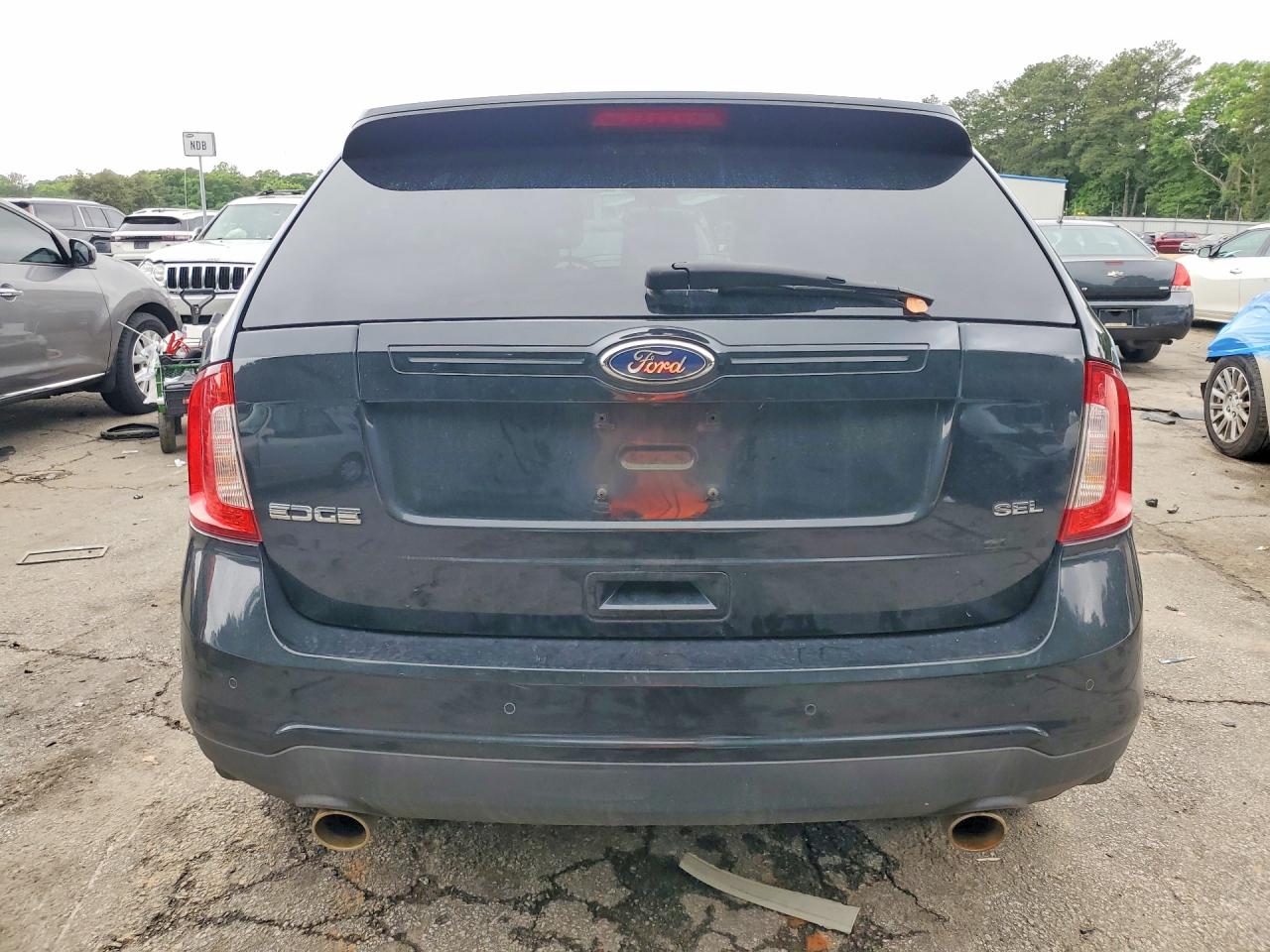 2012 Ford Edge Sel Black vin: 2FMDK3JC5CBA94655