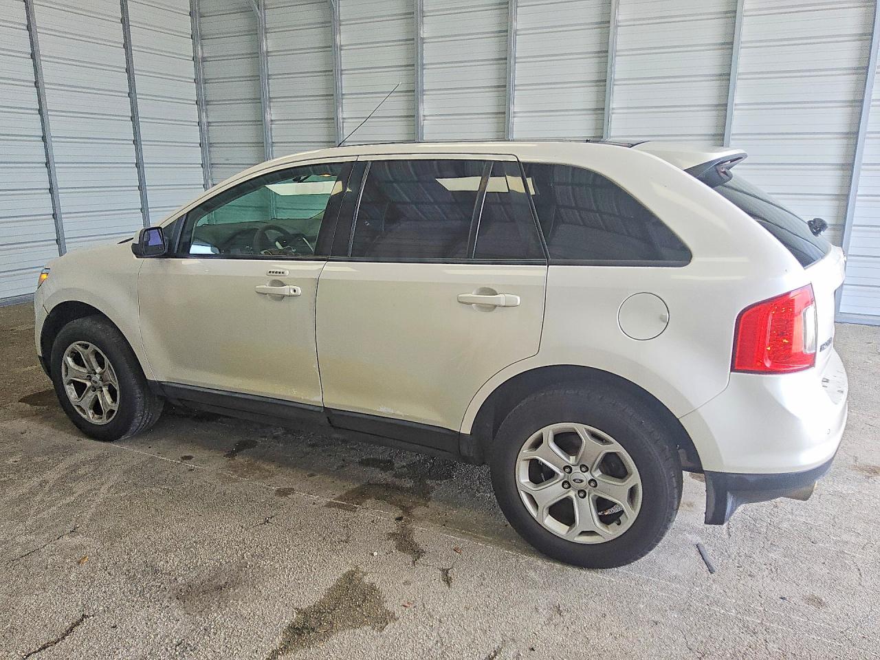 2013 Ford Edge Sel White vin: 2FMDK3JC5DBA28284