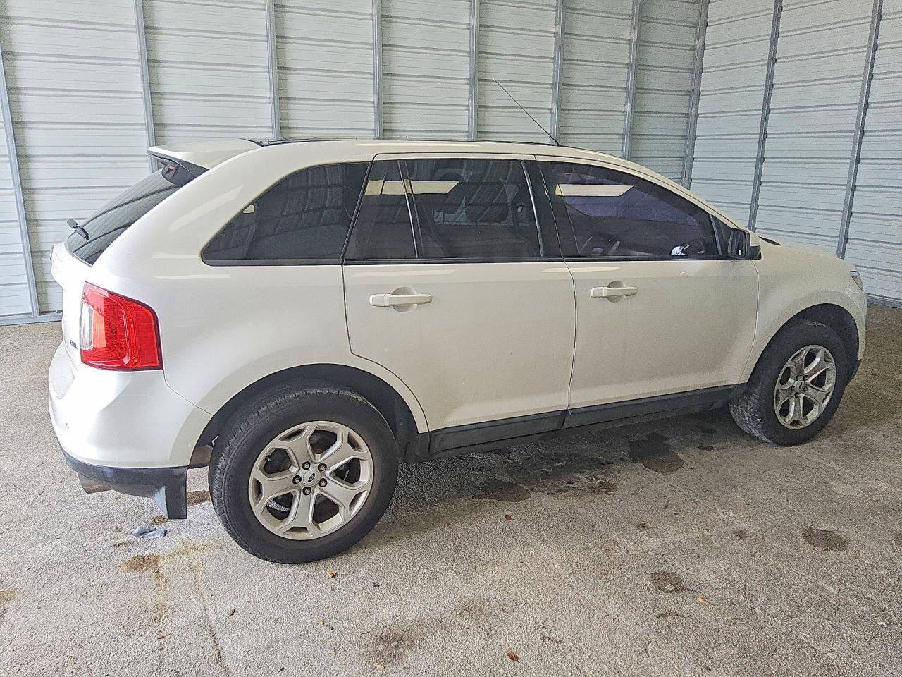 2013 Ford Edge Sel White vin: 2FMDK3JC5DBA28284