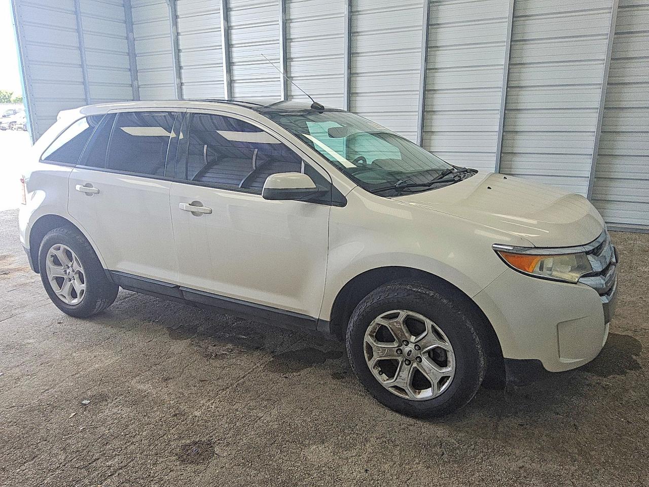 2013 Ford Edge Sel White vin: 2FMDK3JC5DBA28284