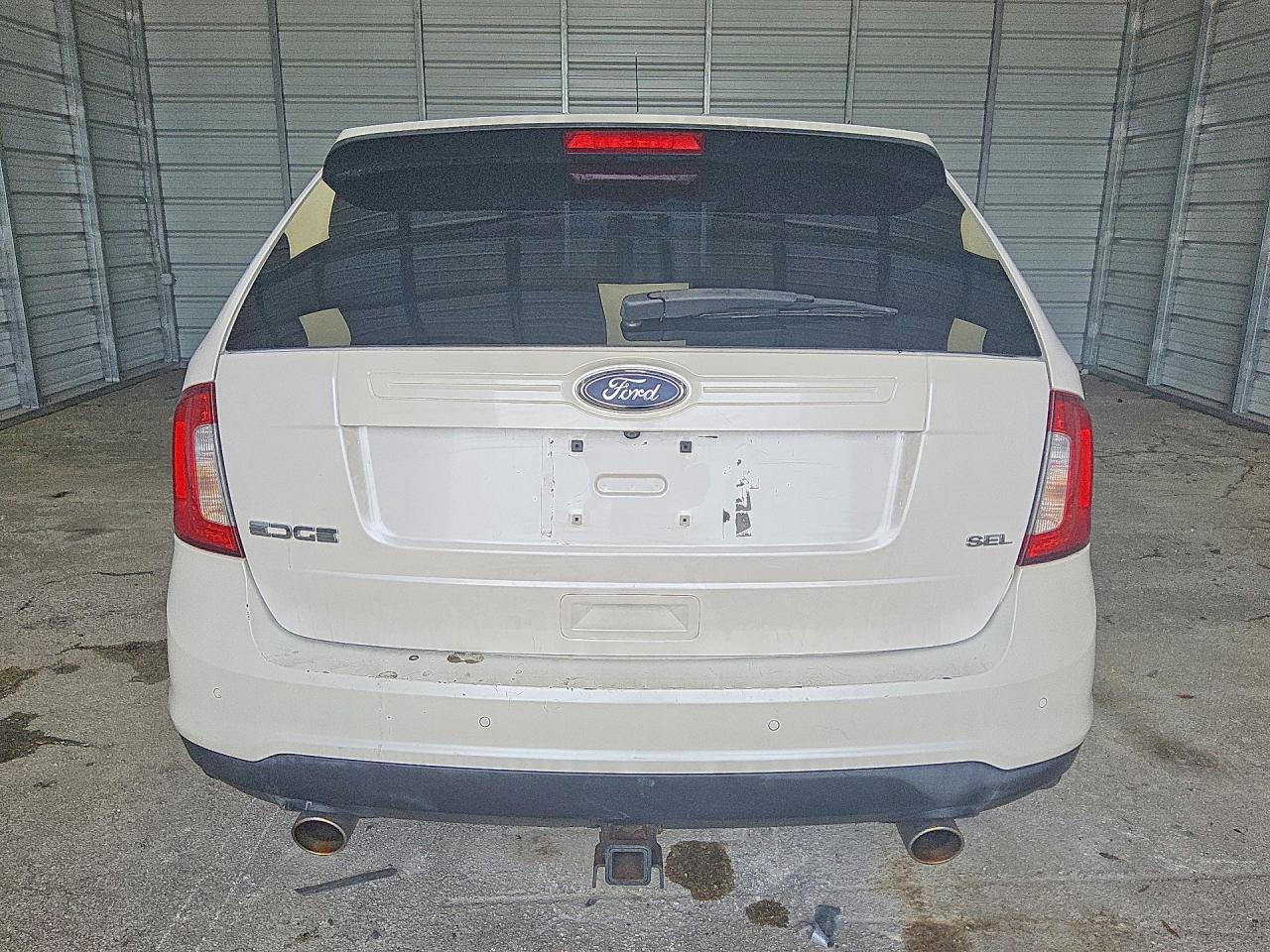 2013 Ford Edge Sel White vin: 2FMDK3JC5DBA28284