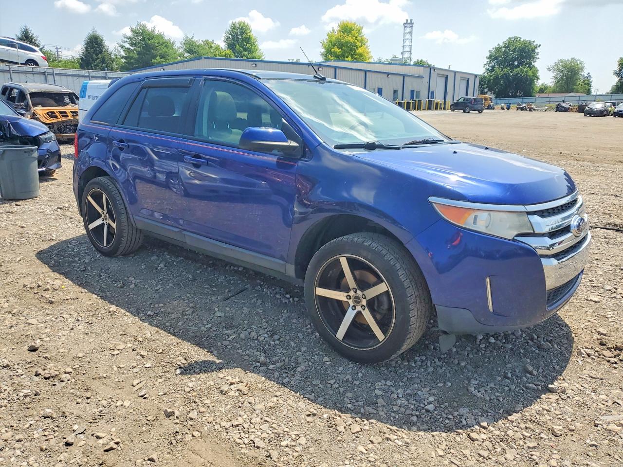 2013 Ford Edge Sel Blue vin: 2FMDK3JC5DBA30438