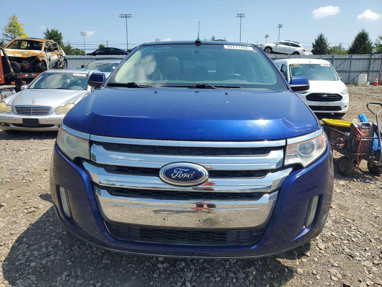 2013 Ford Edge Sel Blue vin: 2FMDK3JC5DBA30438