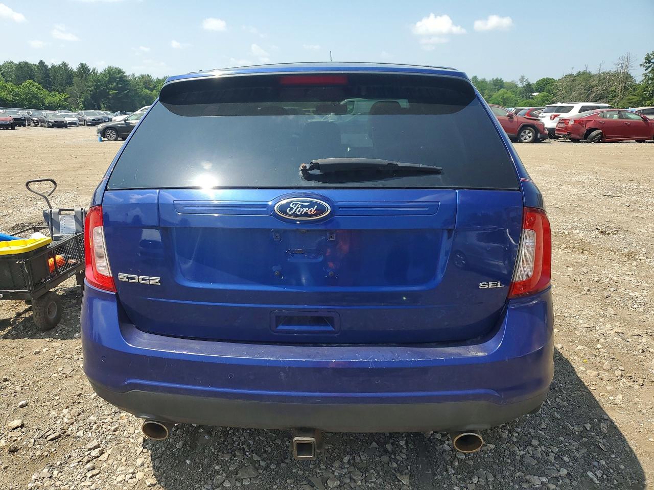 2013 Ford Edge Sel Blue vin: 2FMDK3JC5DBA30438