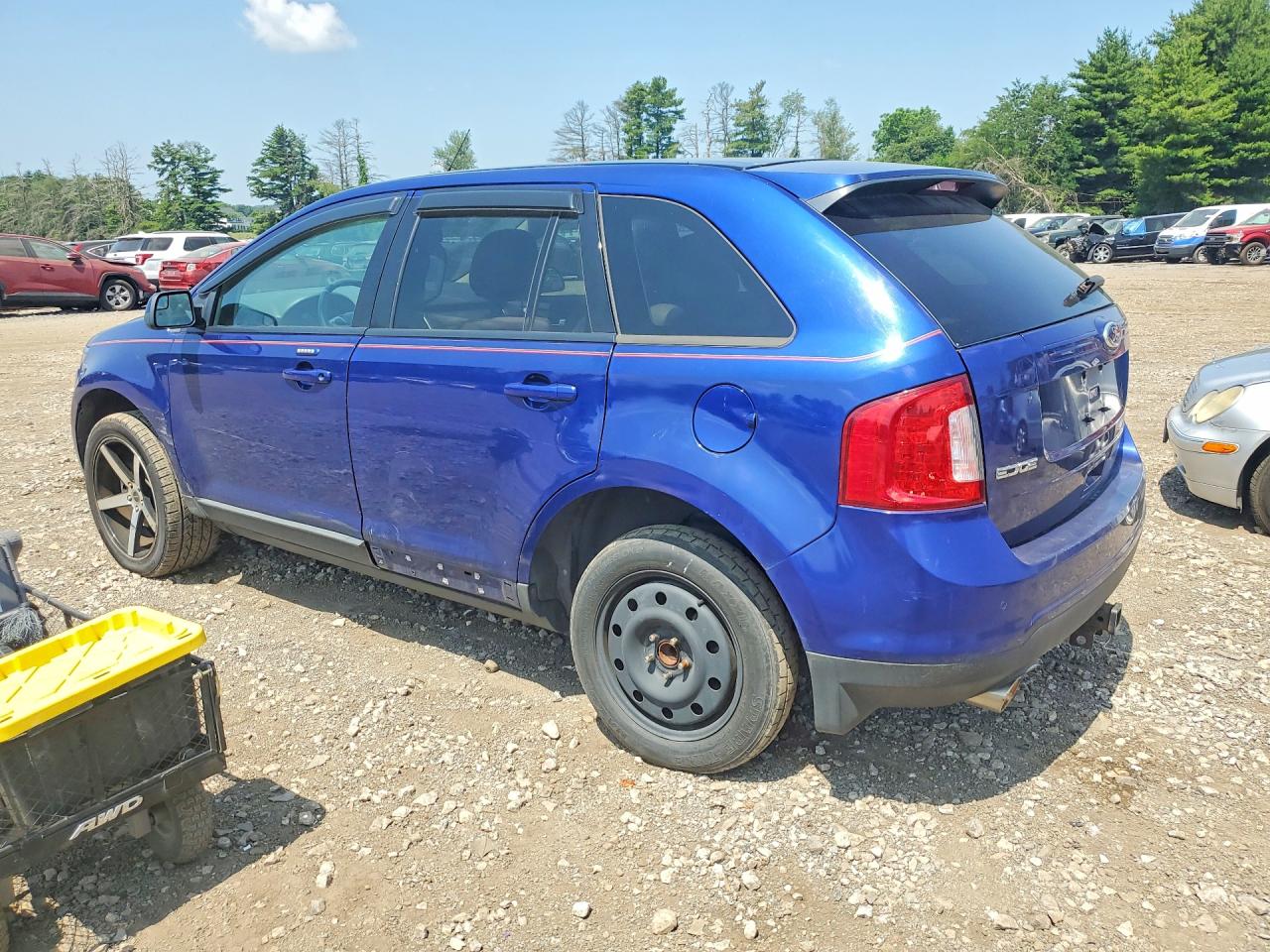 2013 Ford Edge Sel Blue vin: 2FMDK3JC5DBA30438