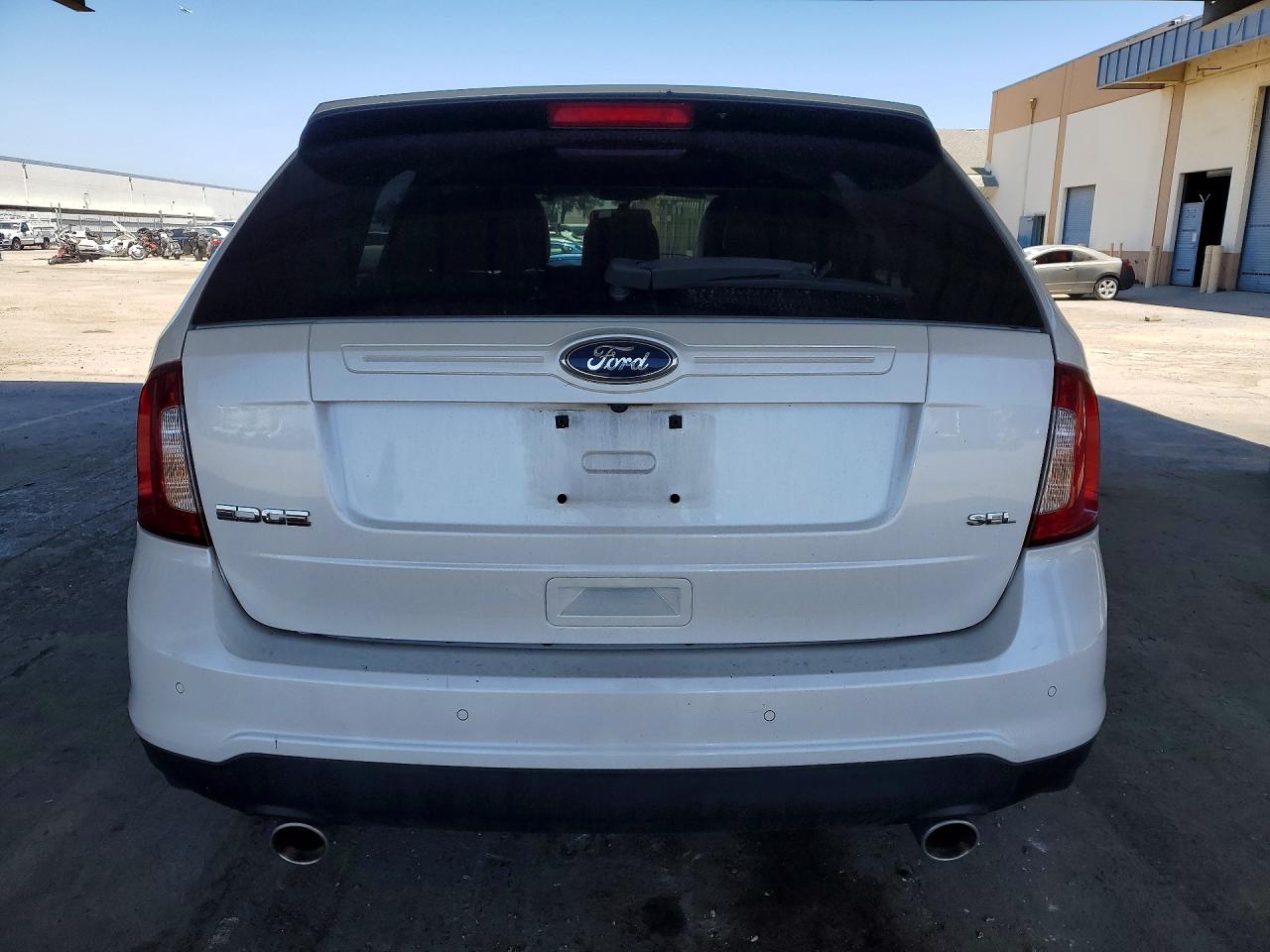 2013 Ford Edge Sel White vin: 2FMDK3JC5DBB45072
