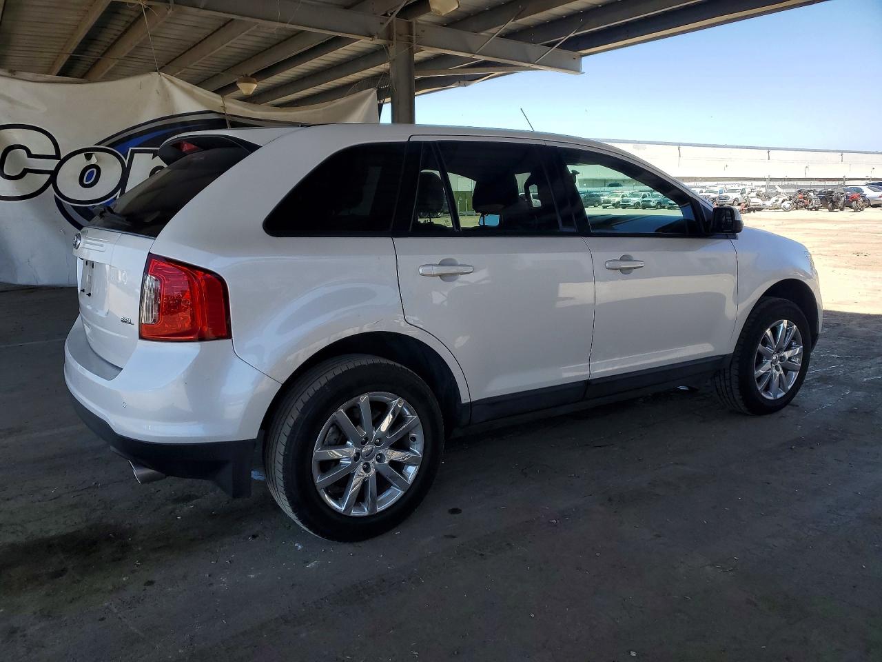 2013 Ford Edge Sel White vin: 2FMDK3JC5DBB45072