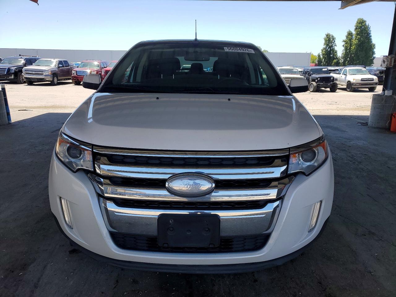 2013 Ford Edge Sel White vin: 2FMDK3JC5DBB45072