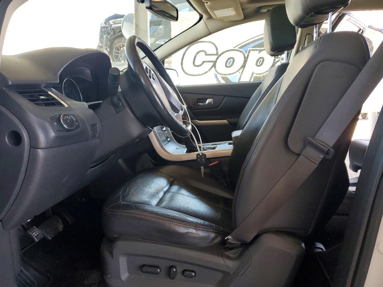 2013 Ford Edge Sel White vin: 2FMDK3JC5DBB45072