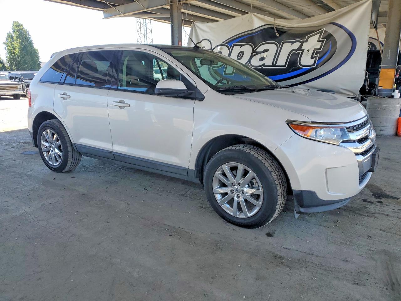 2013 Ford Edge Sel White vin: 2FMDK3JC5DBB45072