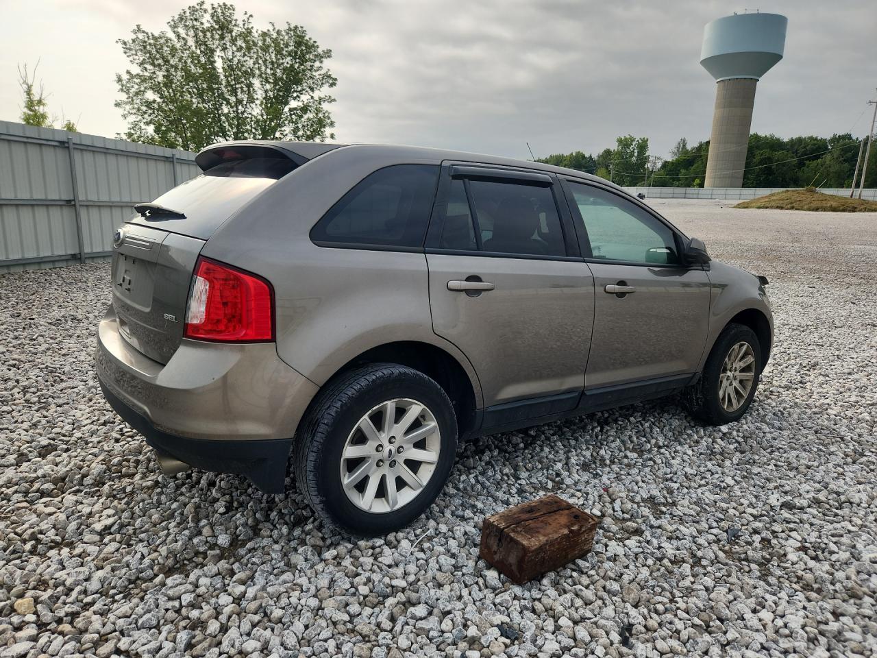 2013 Ford Edge Sel Gray vin: 2FMDK3JC5DBB64723 Damage: Right Rear Door, Dent(S) W/No Paint Dmg, > 12 Inches