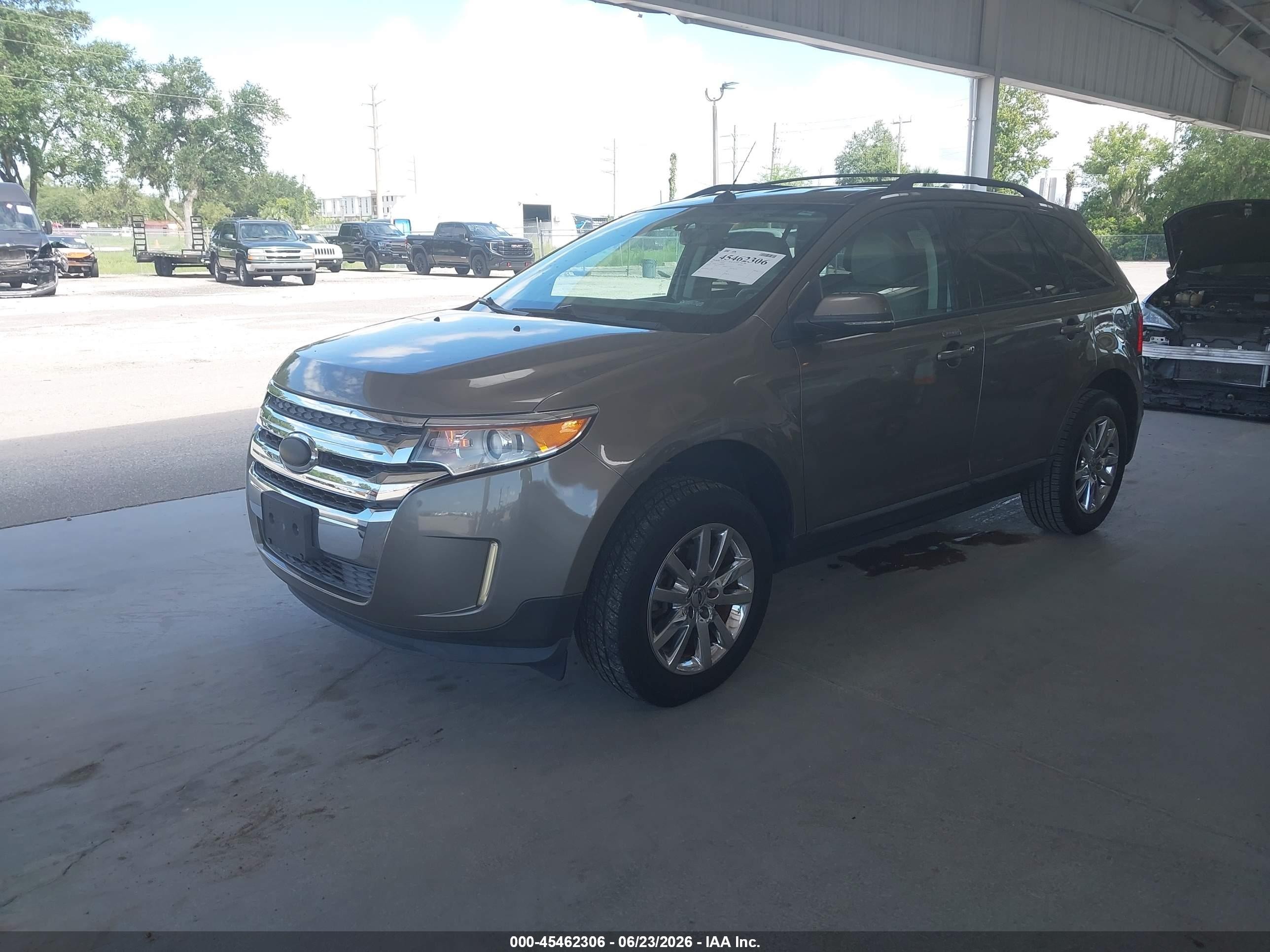2013 Ford Edge Sel Brown vin: 2FMDK3JC5DBB73843