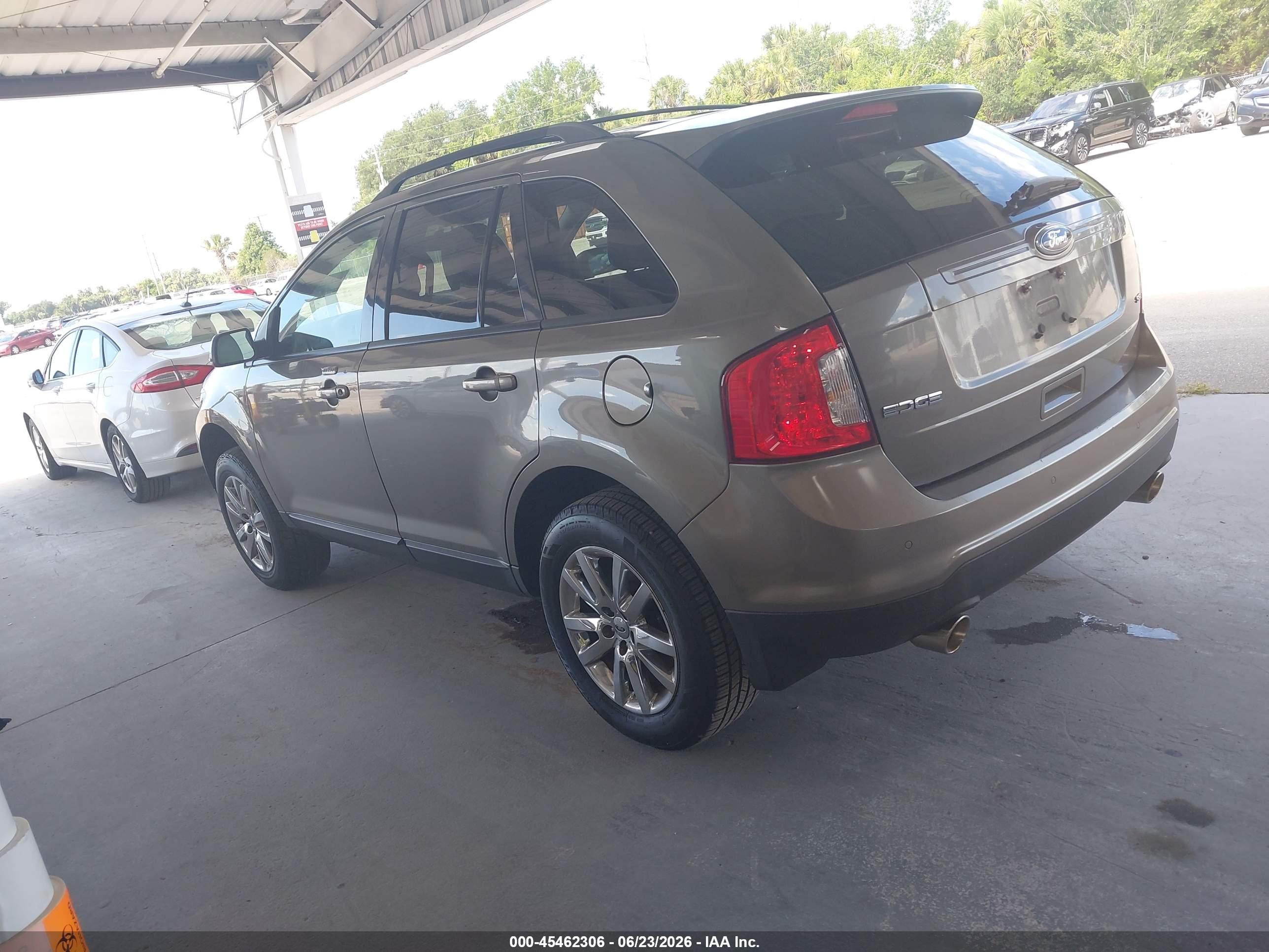 2013 Ford Edge Sel Brown vin: 2FMDK3JC5DBB73843