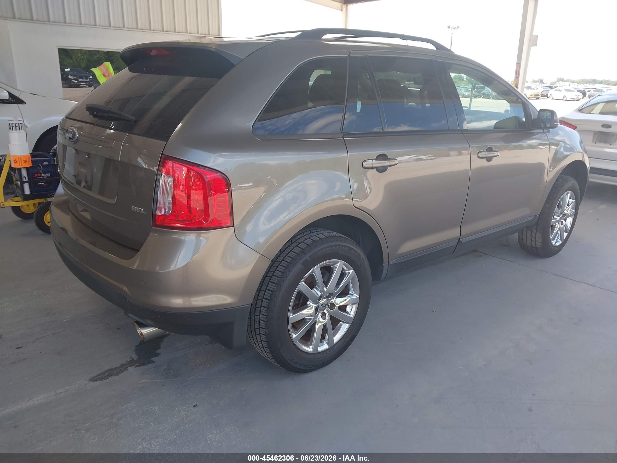 2013 Ford Edge Sel Brown vin: 2FMDK3JC5DBB73843