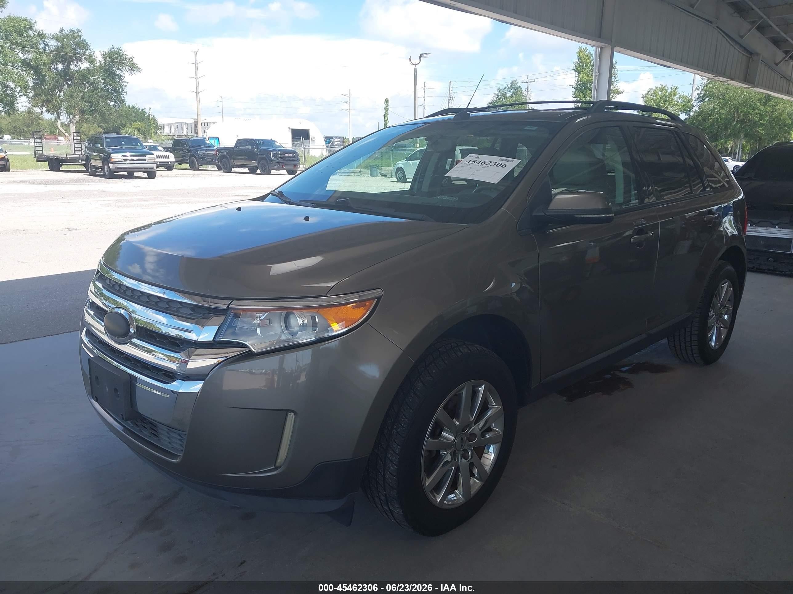 2013 Ford Edge Sel Brown vin: 2FMDK3JC5DBB73843