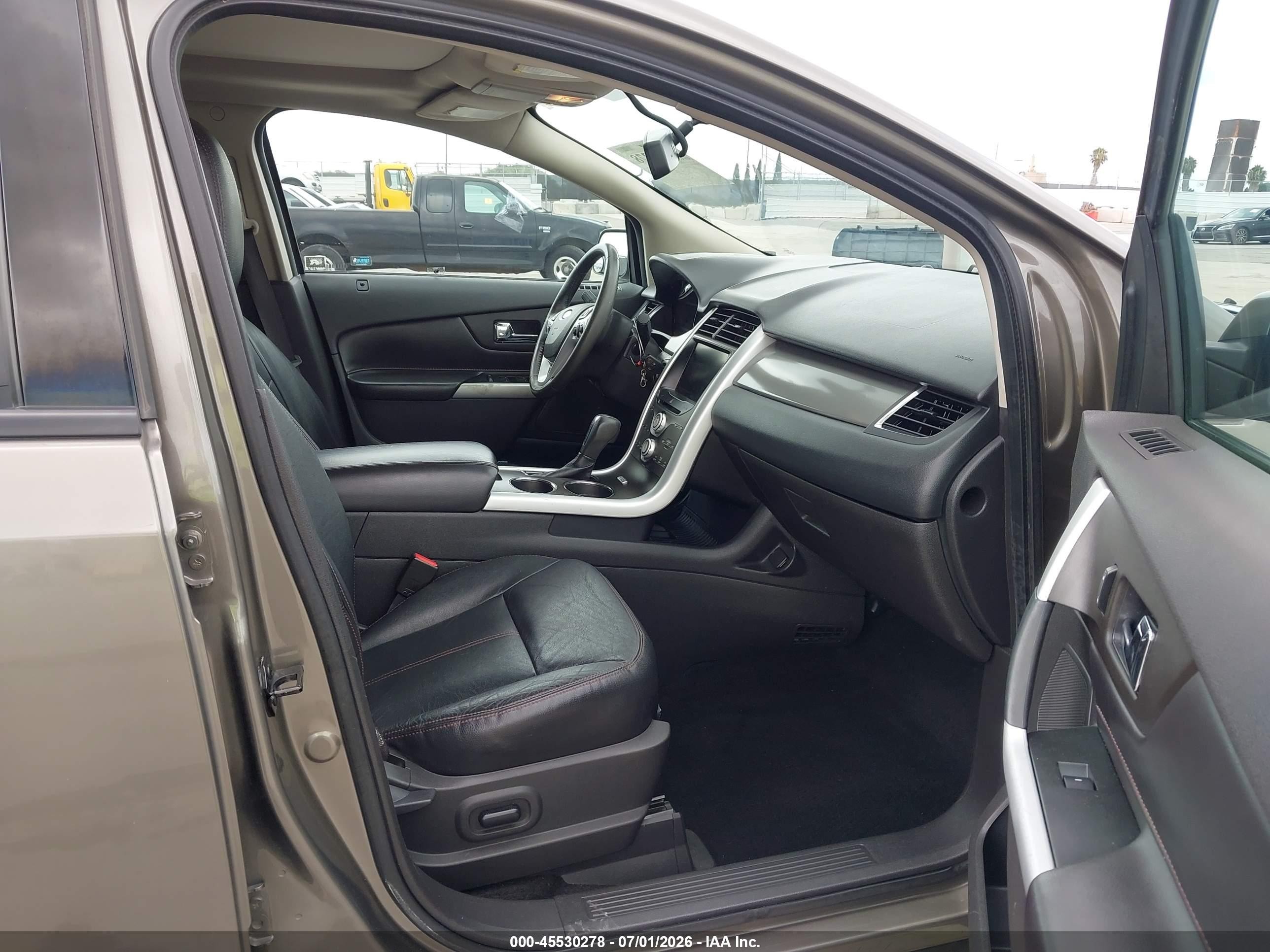 2013 Ford Edge Sel Brown vin: 2FMDK3JC5DBC02855
