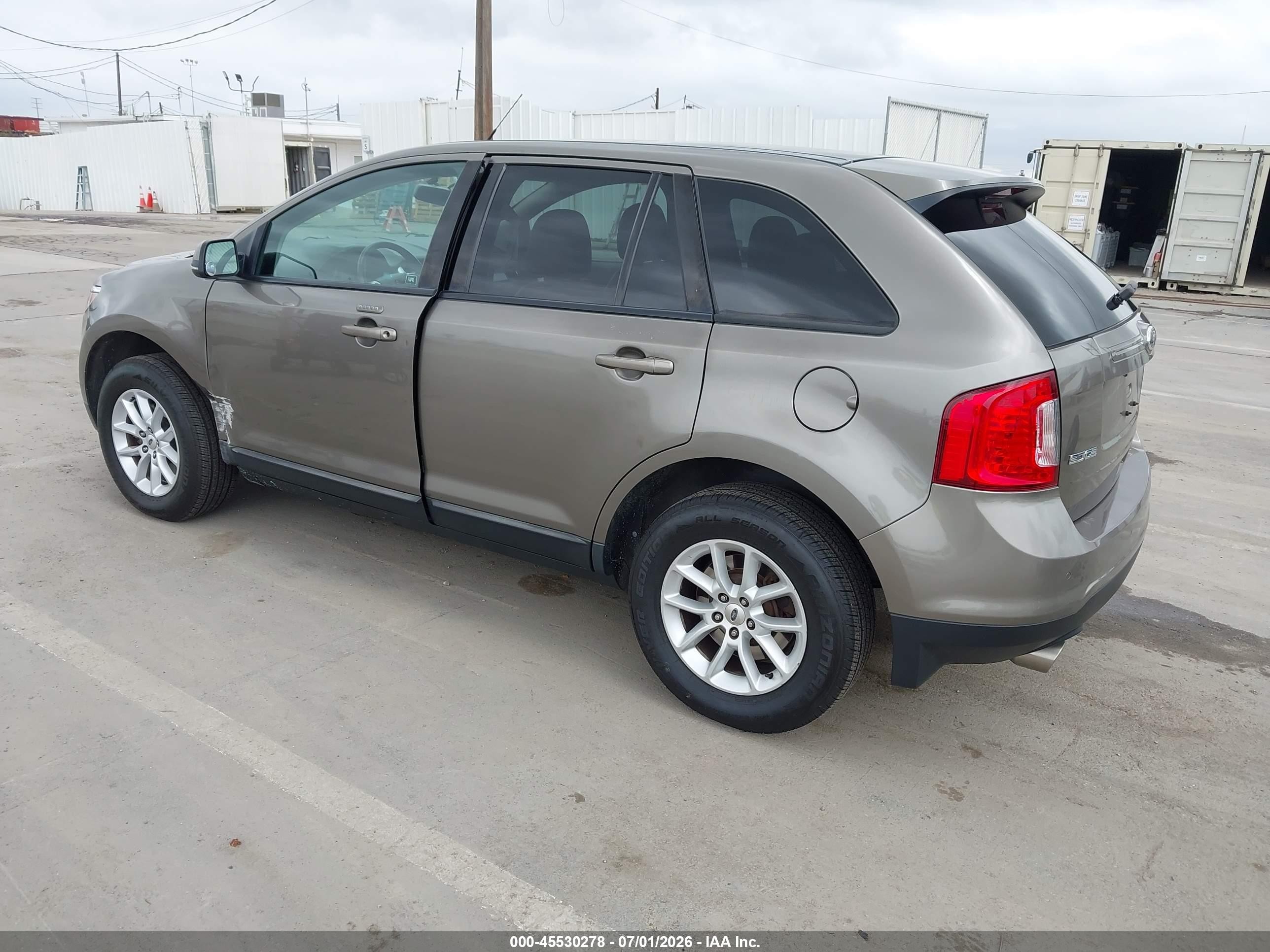 2013 Ford Edge Sel Brown vin: 2FMDK3JC5DBC02855