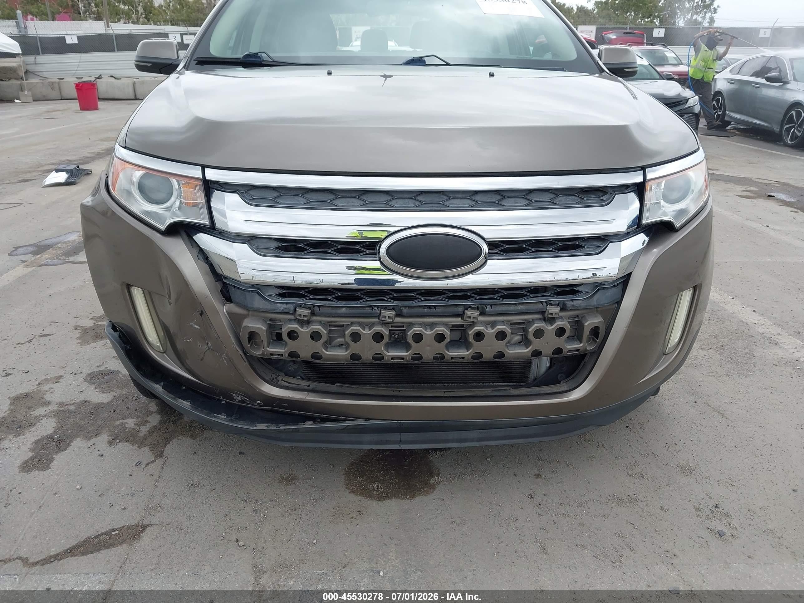 2013 Ford Edge Sel Brown vin: 2FMDK3JC5DBC02855