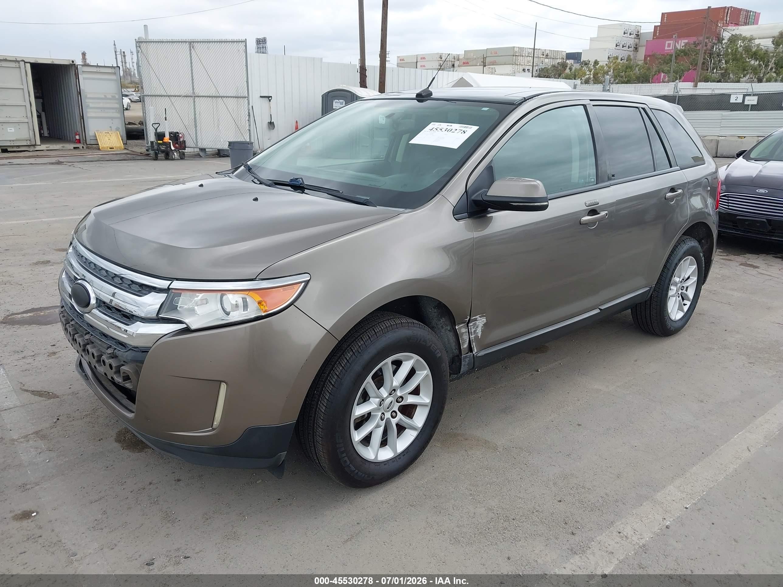 2013 Ford Edge Sel Brown vin: 2FMDK3JC5DBC02855