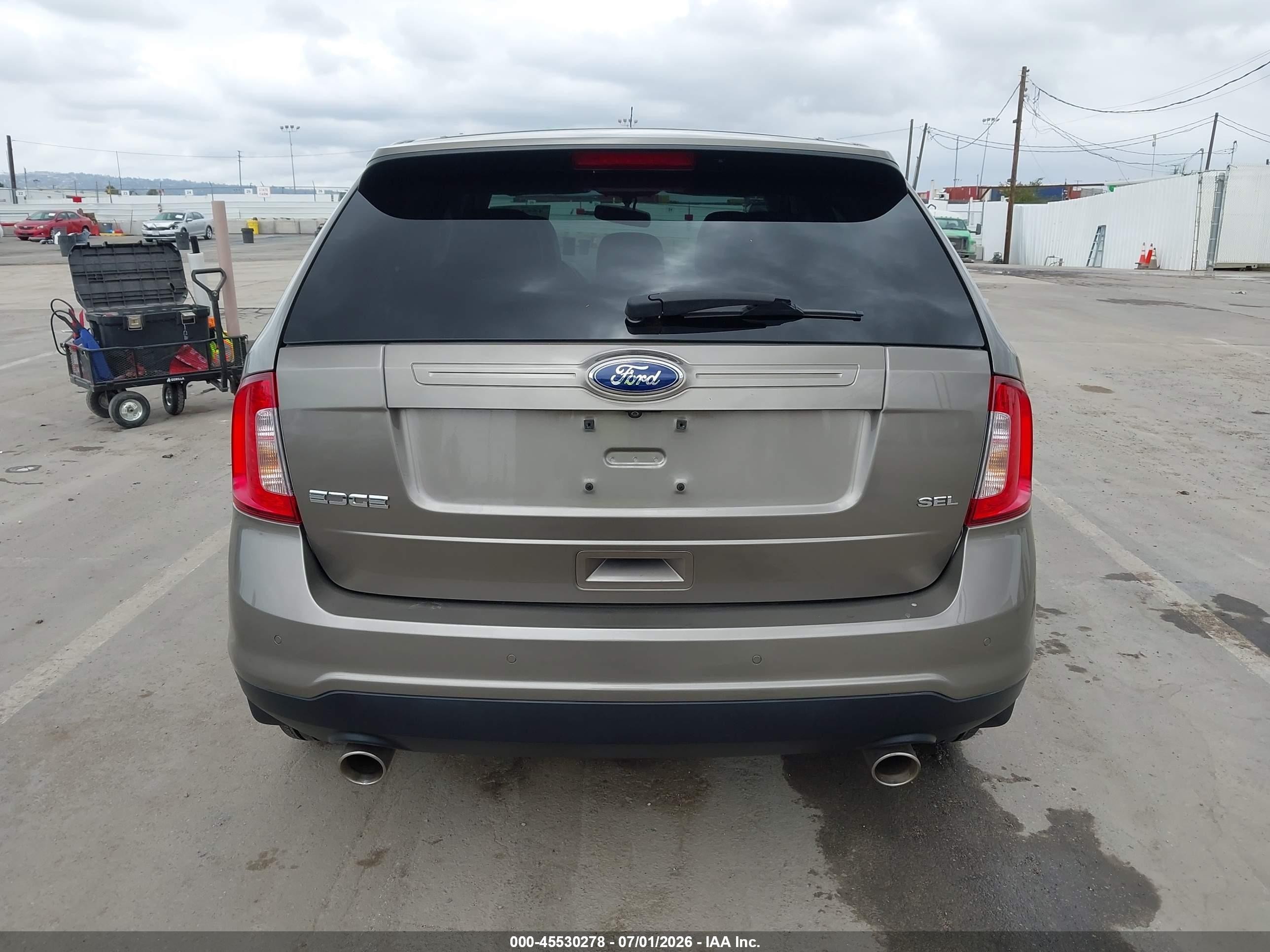 2013 Ford Edge Sel Brown vin: 2FMDK3JC5DBC02855