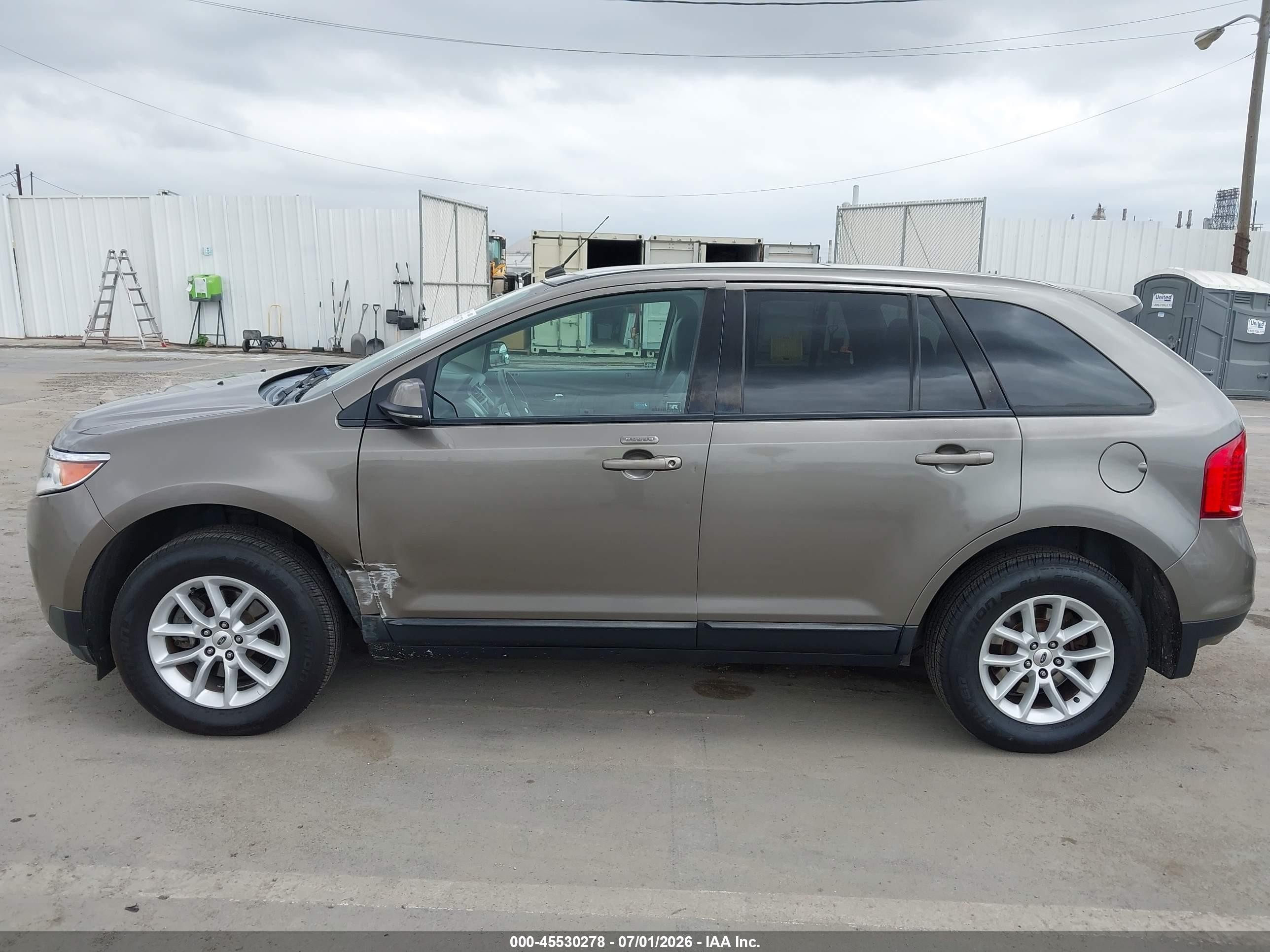 2013 Ford Edge Sel Brown vin: 2FMDK3JC5DBC02855