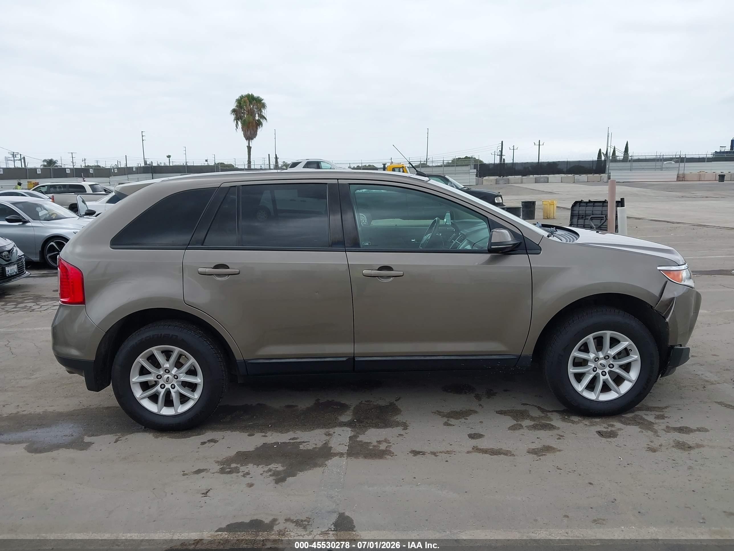 2013 Ford Edge Sel Brown vin: 2FMDK3JC5DBC02855