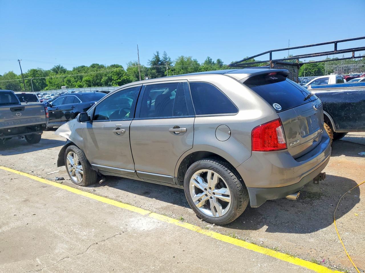 2013 Ford Edge Sel Серый vin: 2FMDK3JC5DBC40876