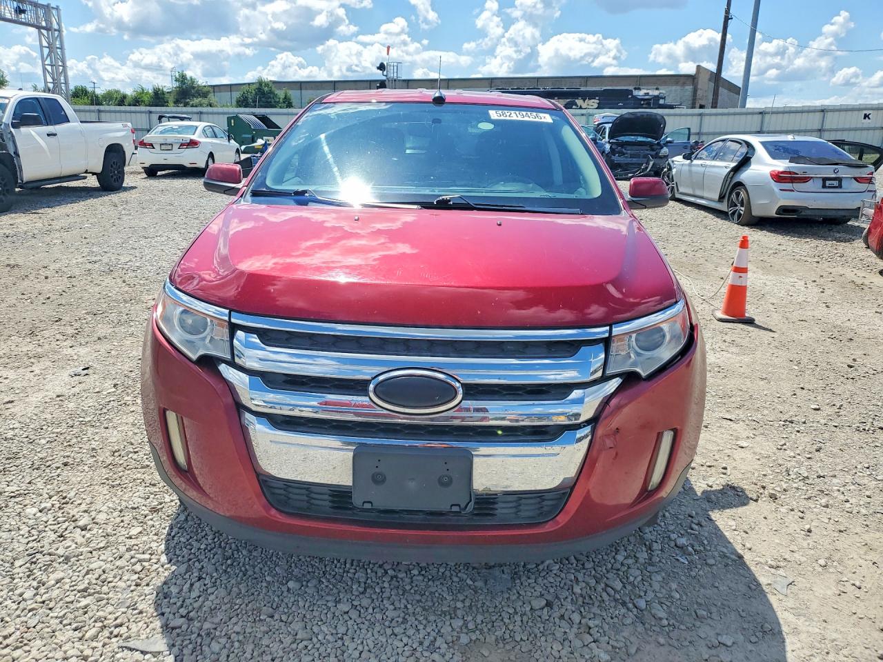 2013 Ford Edge Sel Red vin: 2FMDK3JC5DBC47407