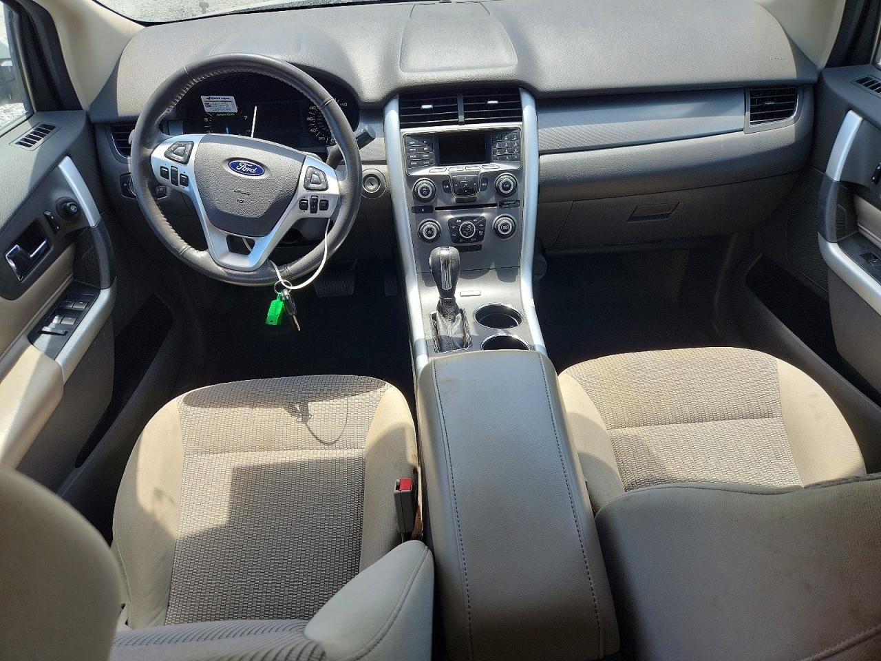 2013 Ford Edge Sel White vin: 2FMDK3JC5DBC48394