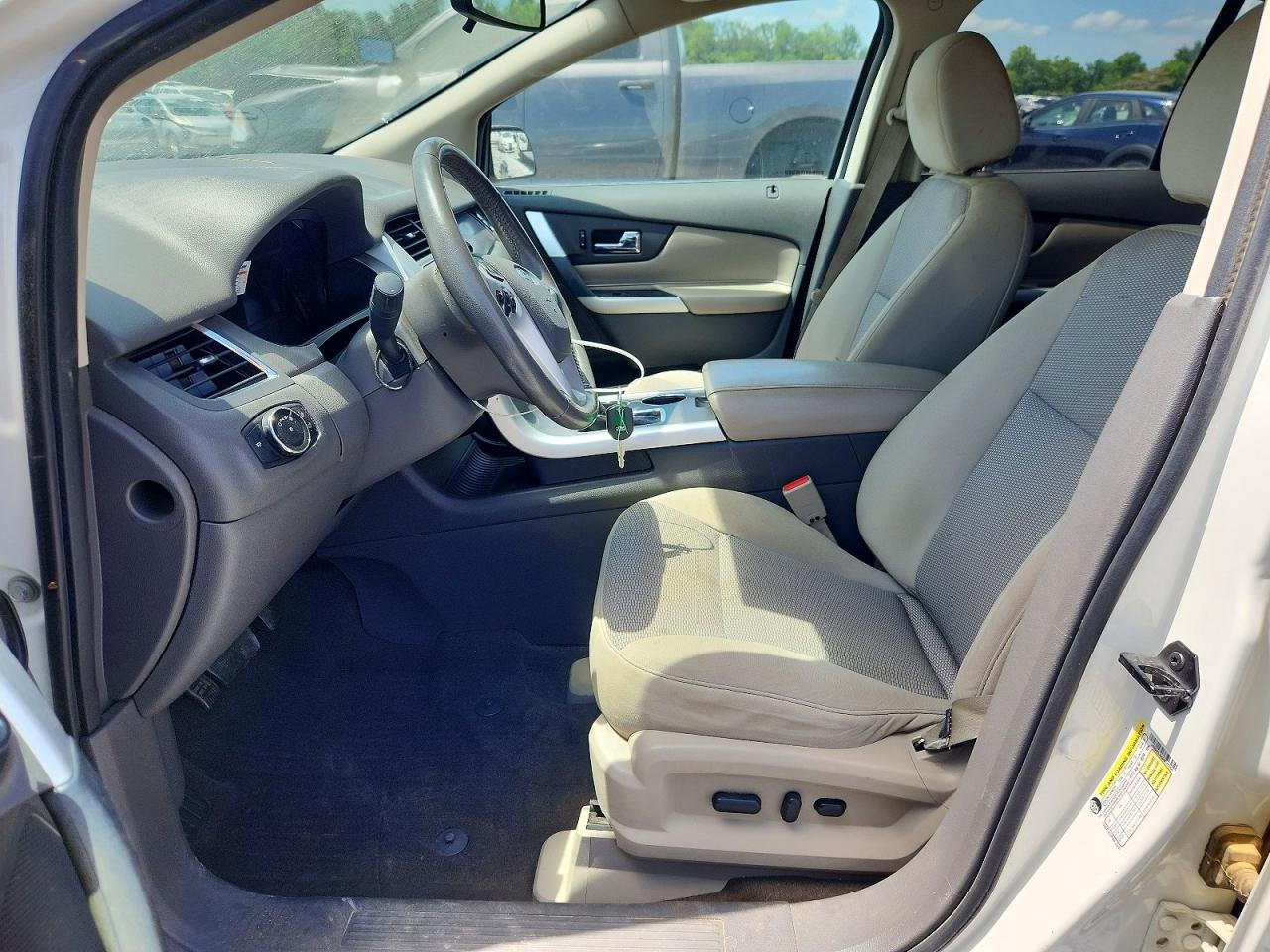 2013 Ford Edge Sel White vin: 2FMDK3JC5DBC48394