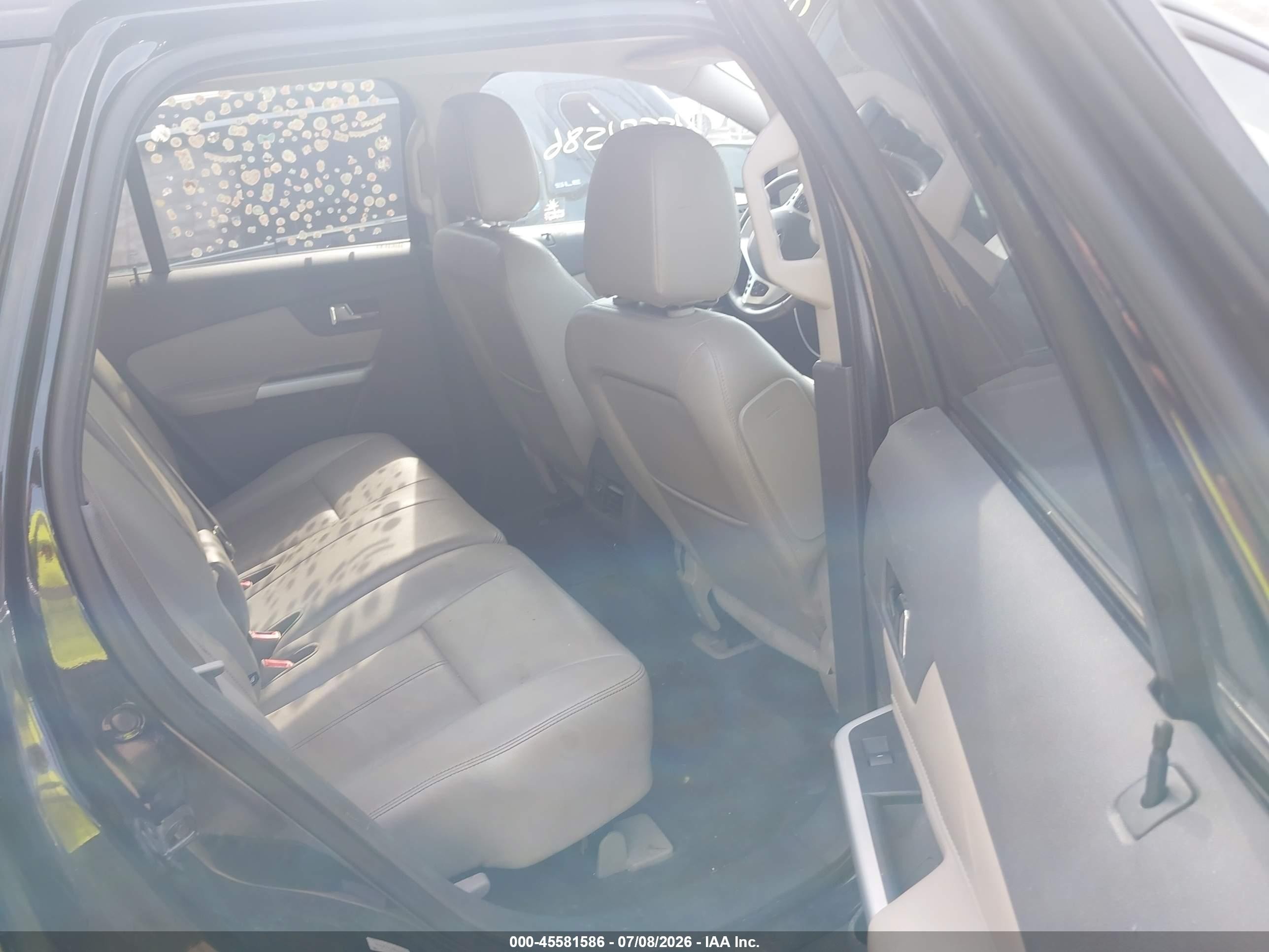 2013 Ford Edge Sel Black vin: 2FMDK3JC5DBC65387
