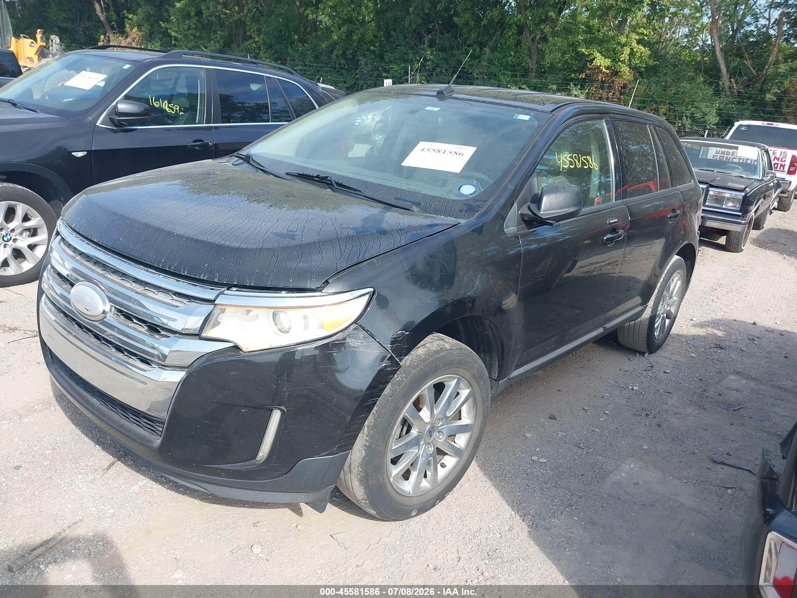 2013 Ford Edge Sel Black vin: 2FMDK3JC5DBC65387