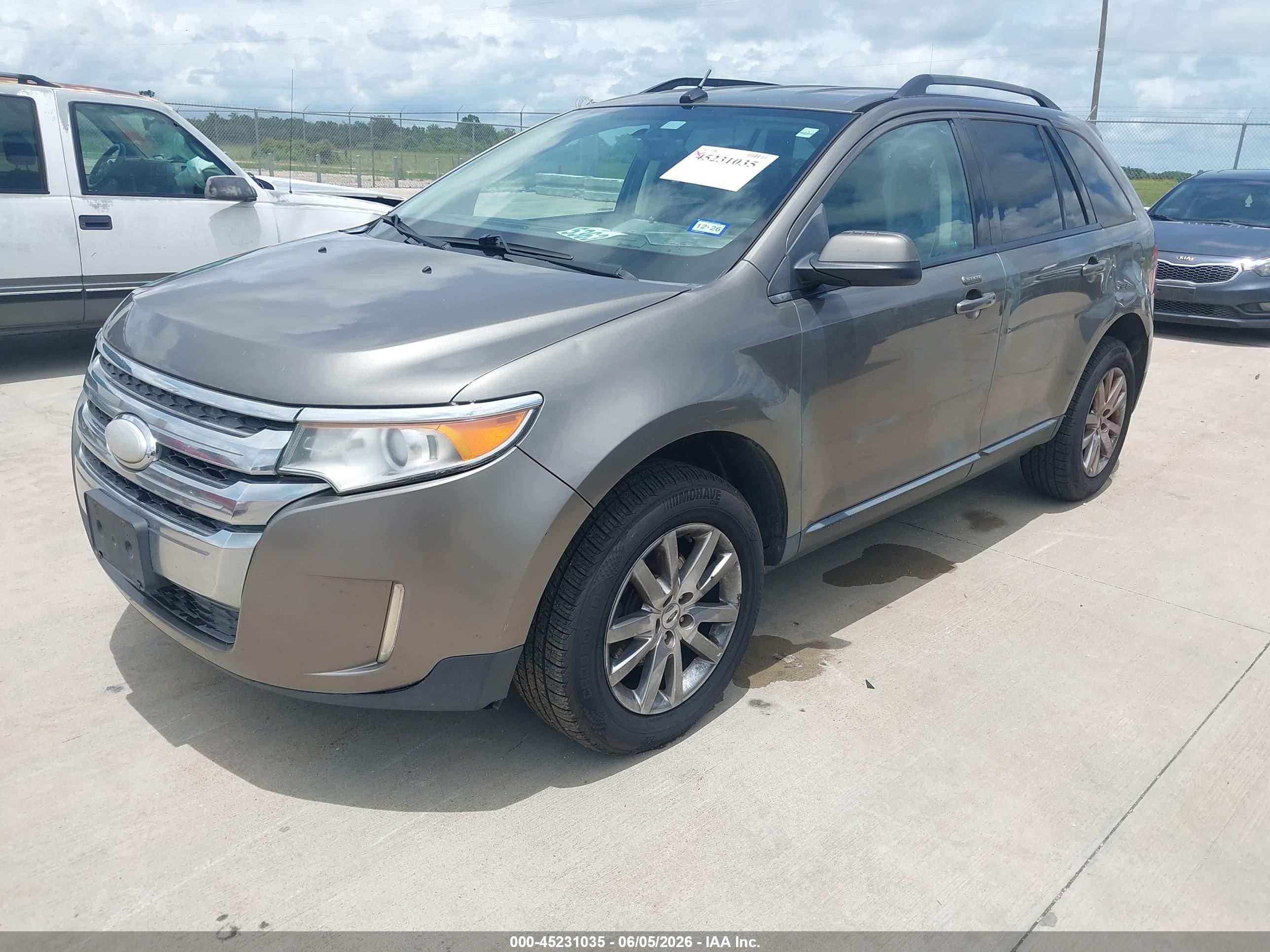 2013 Ford Edge Sel Gray vin: 2FMDK3JC5DBC73957