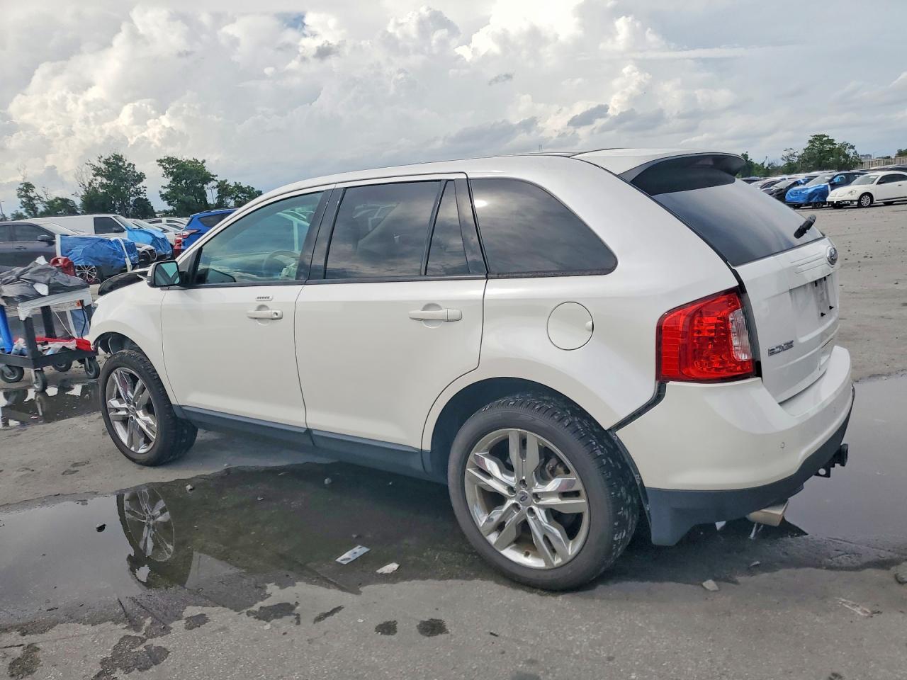 2013 Ford Edge Sel Белый vin: 2FMDK3JC5DBC77023