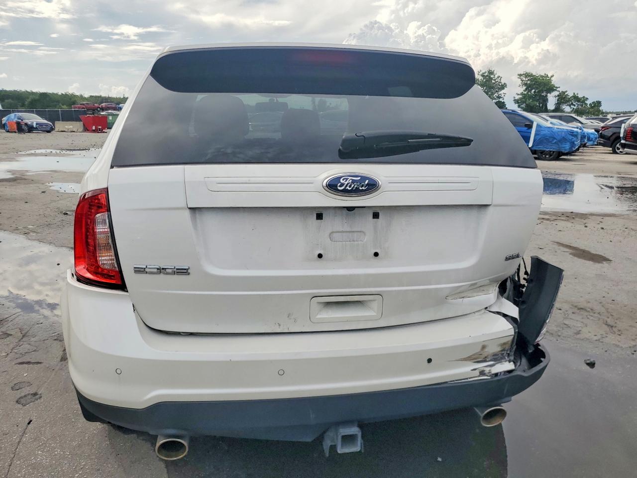 2013 Ford Edge Sel Белый vin: 2FMDK3JC5DBC77023