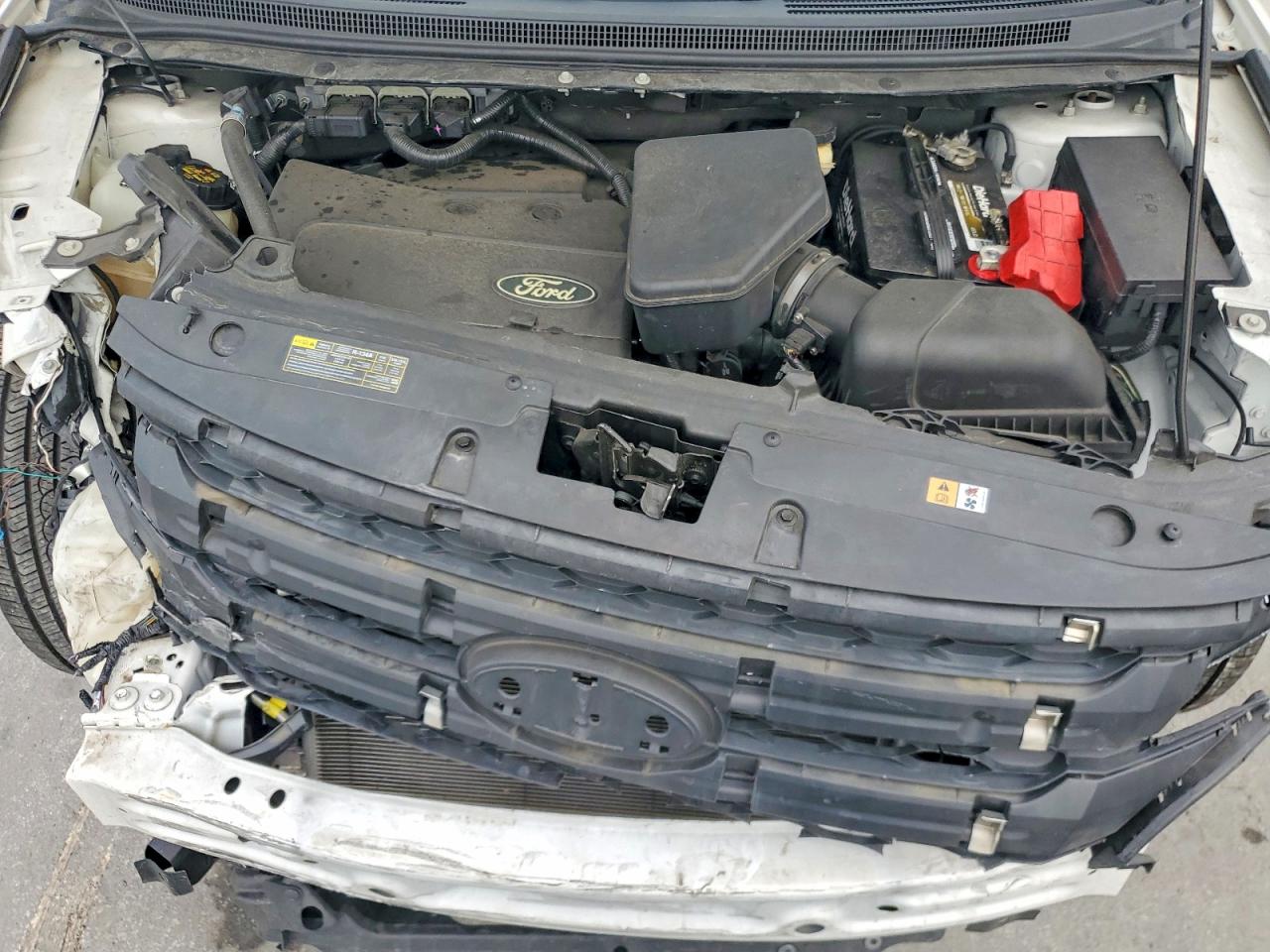 2013 Ford Edge Sel Белый vin: 2FMDK3JC5DBC77023