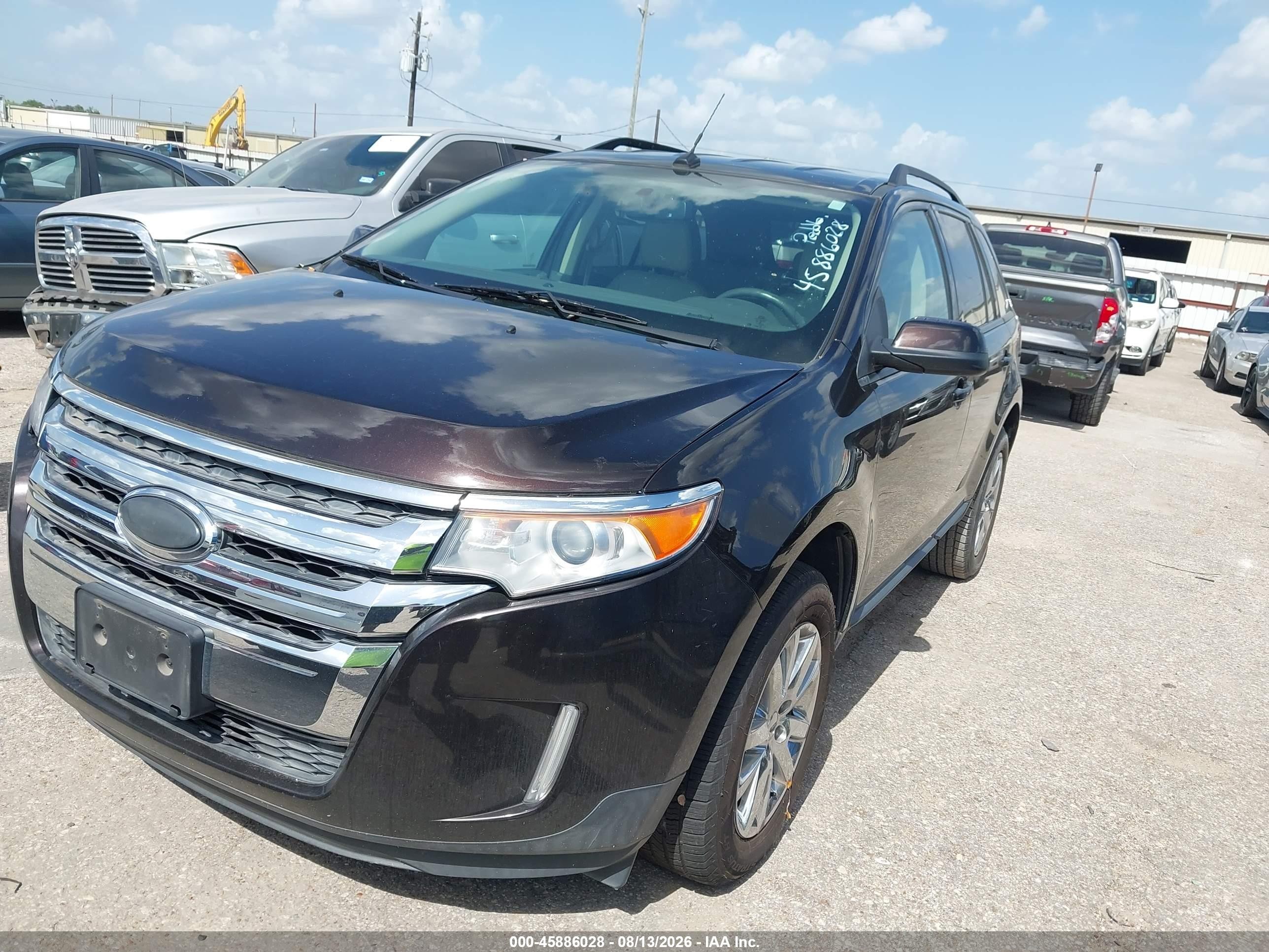 2013 Ford Edge Sel Brown vin: 2FMDK3JC5DBE18088