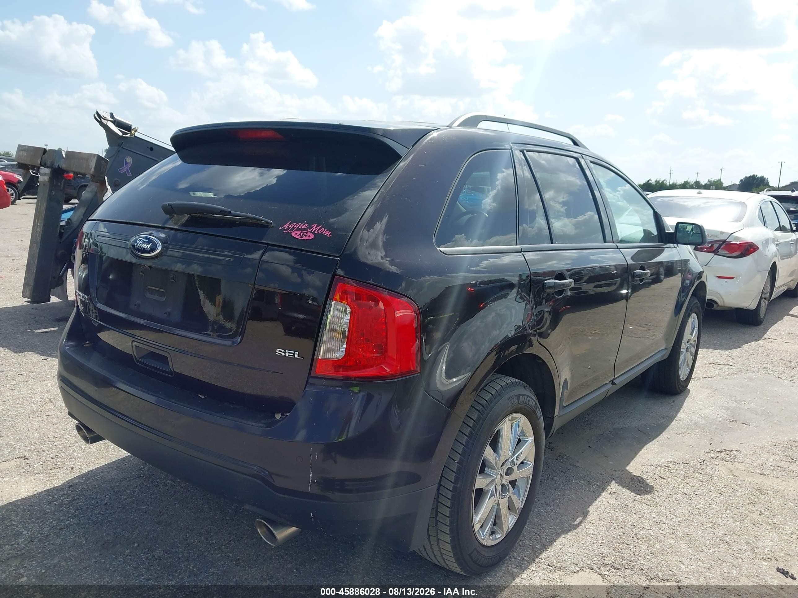 2013 Ford Edge Sel Brown vin: 2FMDK3JC5DBE18088