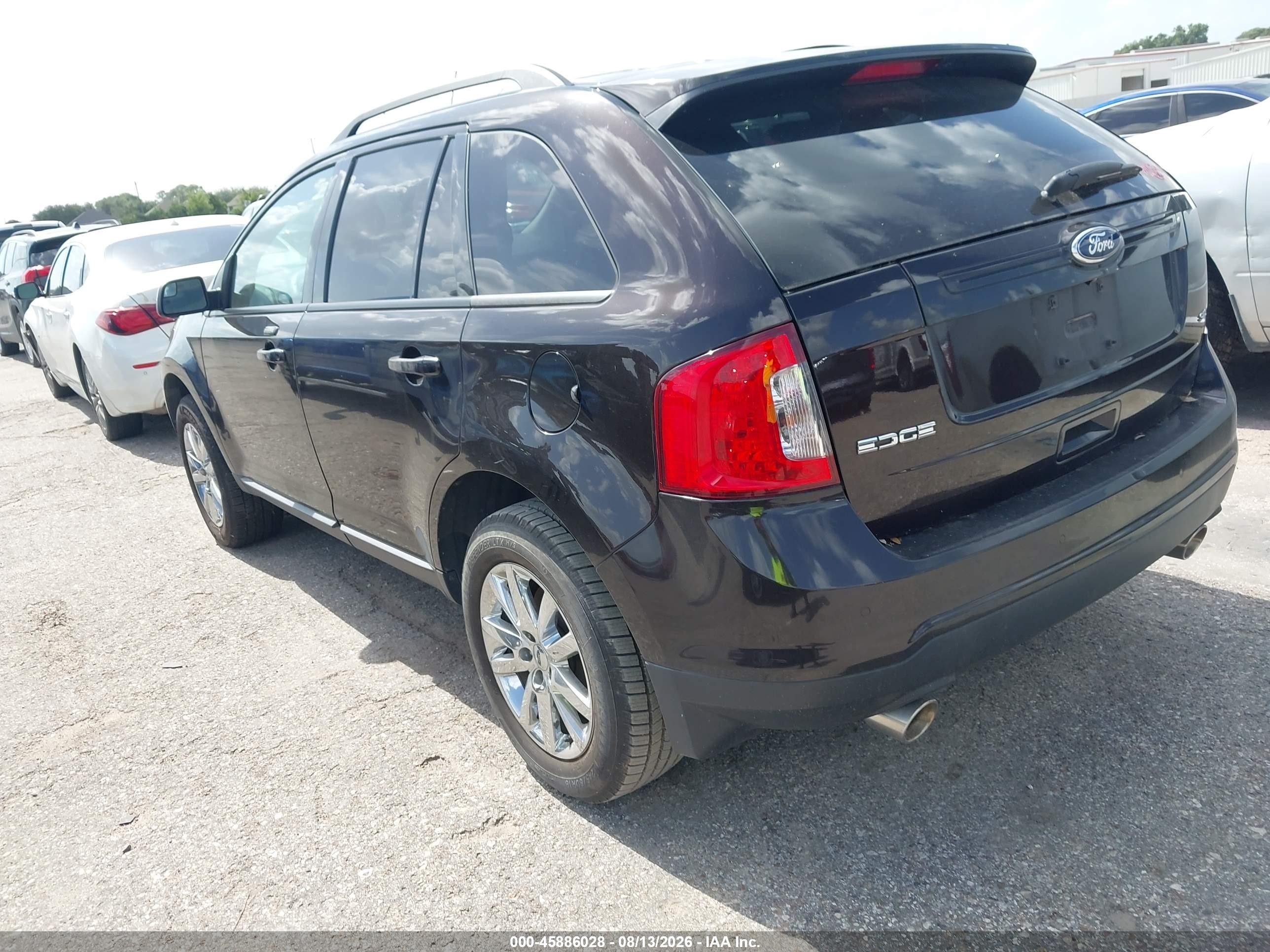 2013 Ford Edge Sel Brown vin: 2FMDK3JC5DBE18088