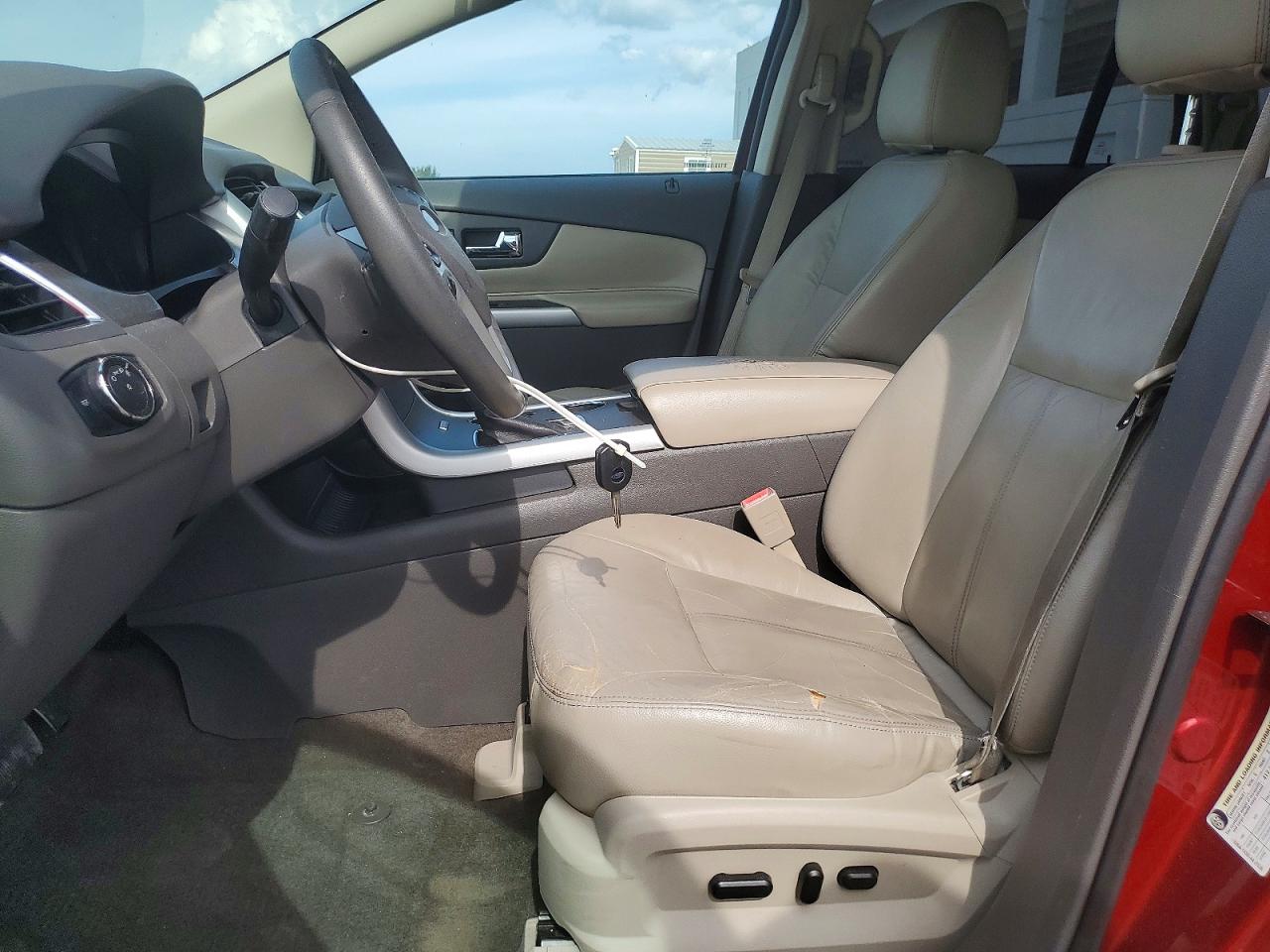 2013 Ford Edge Sel Burgundy vin: 2FMDK3JC5DBE22495