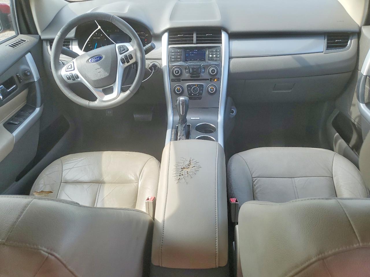 2013 Ford Edge Sel Burgundy vin: 2FMDK3JC5DBE22495