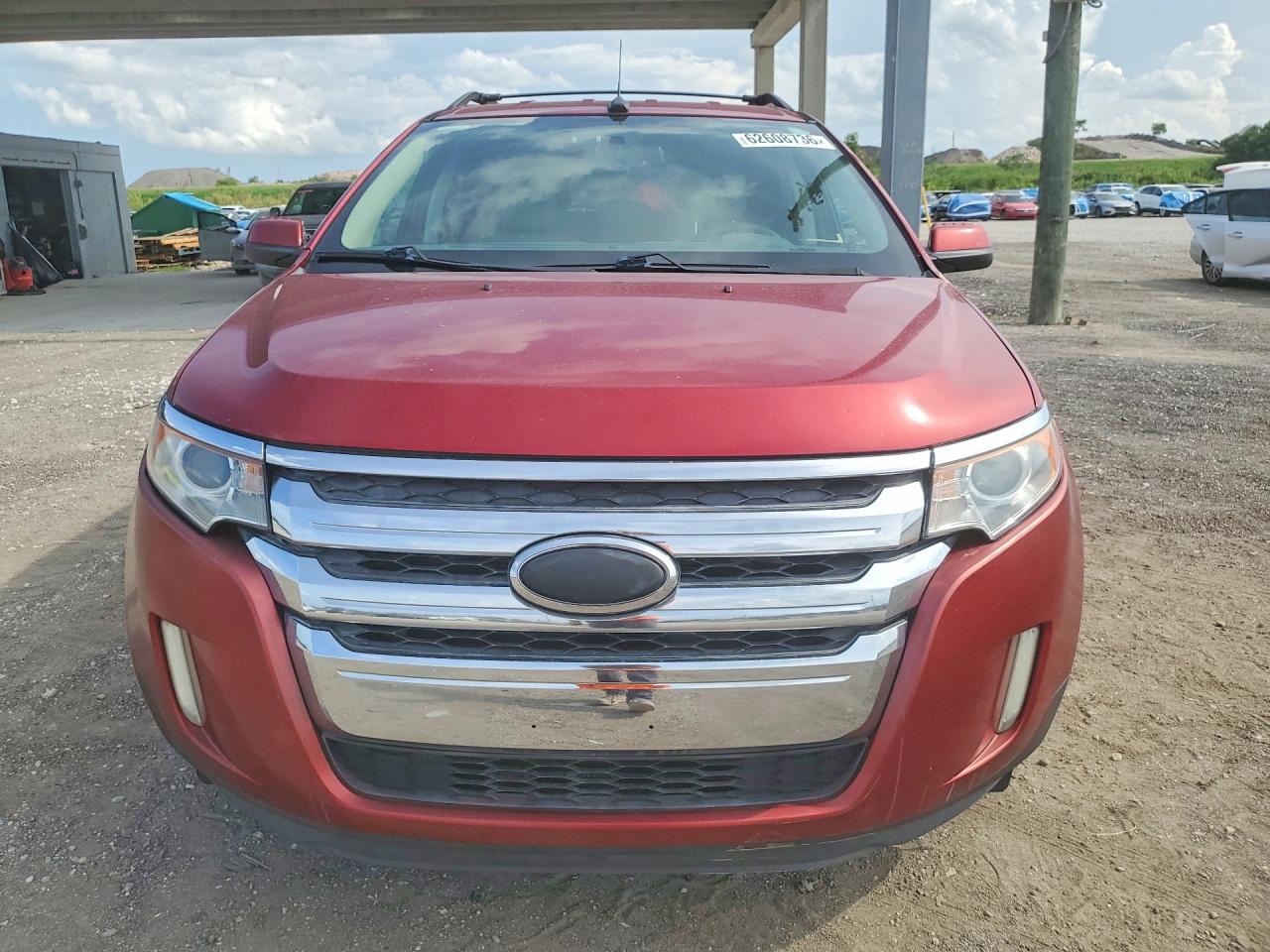 2013 Ford Edge Sel Burgundy vin: 2FMDK3JC5DBE22495