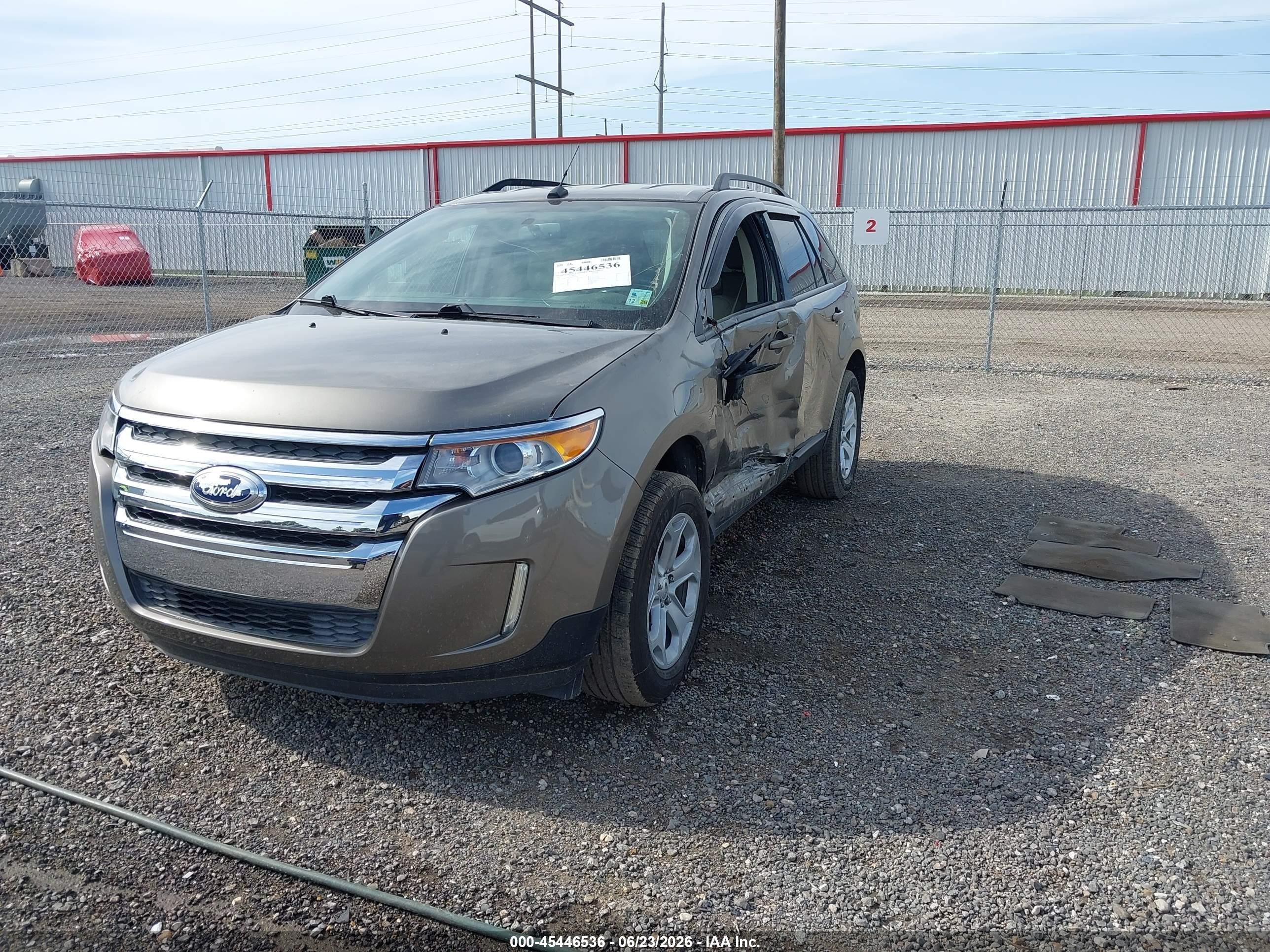 2014 Ford Edge Sel Gray vin: 2FMDK3JC5EBA02396