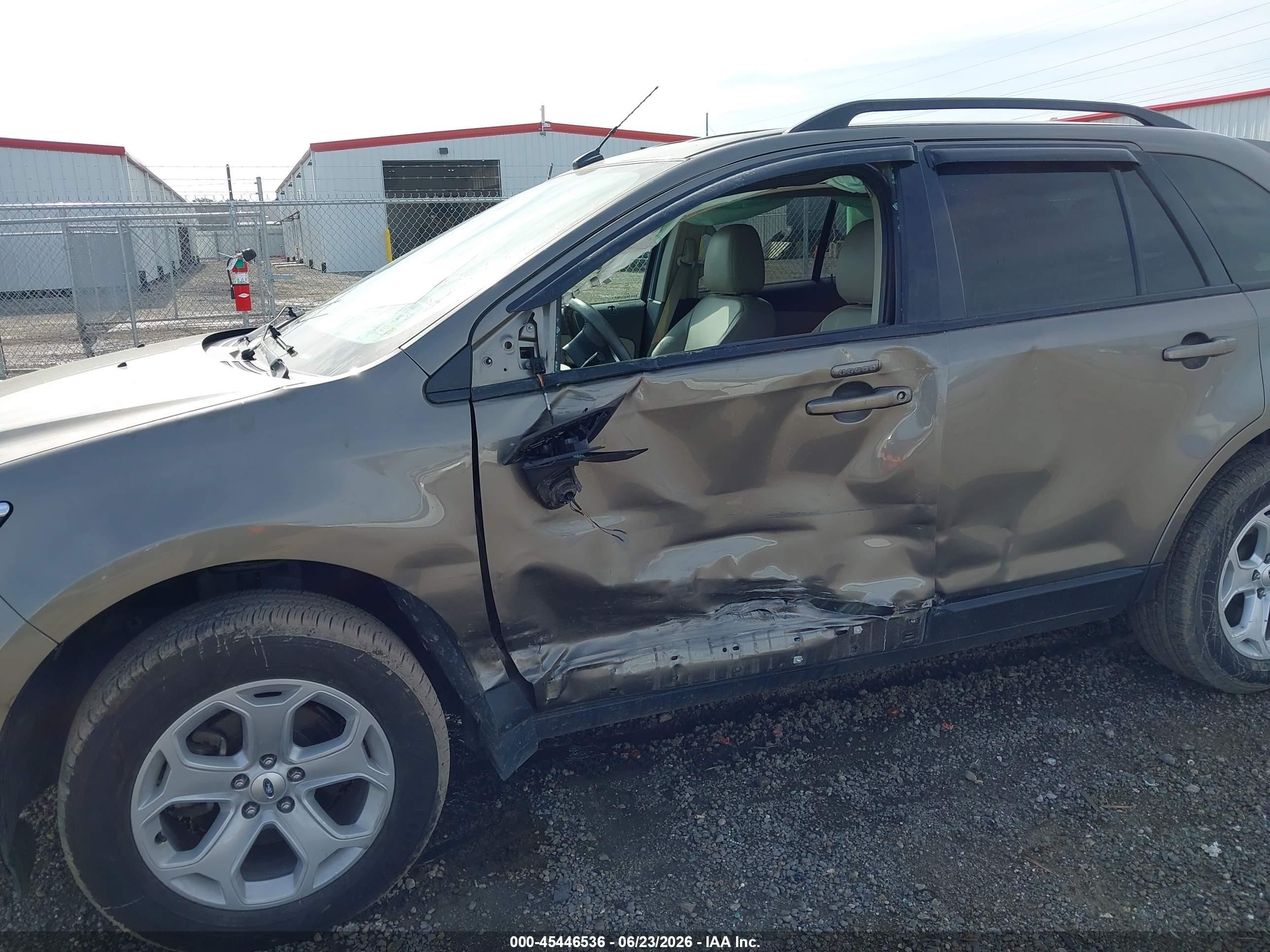 2014 Ford Edge Sel Gray vin: 2FMDK3JC5EBA02396