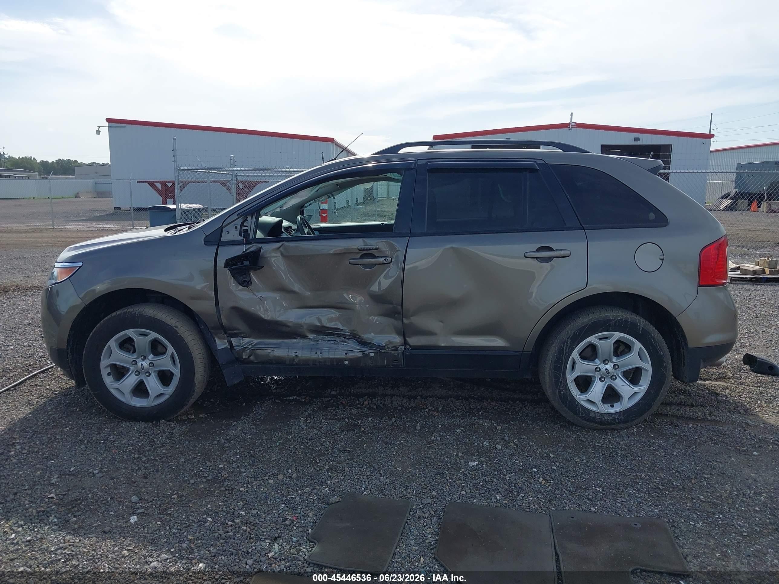 2014 Ford Edge Sel Gray vin: 2FMDK3JC5EBA02396