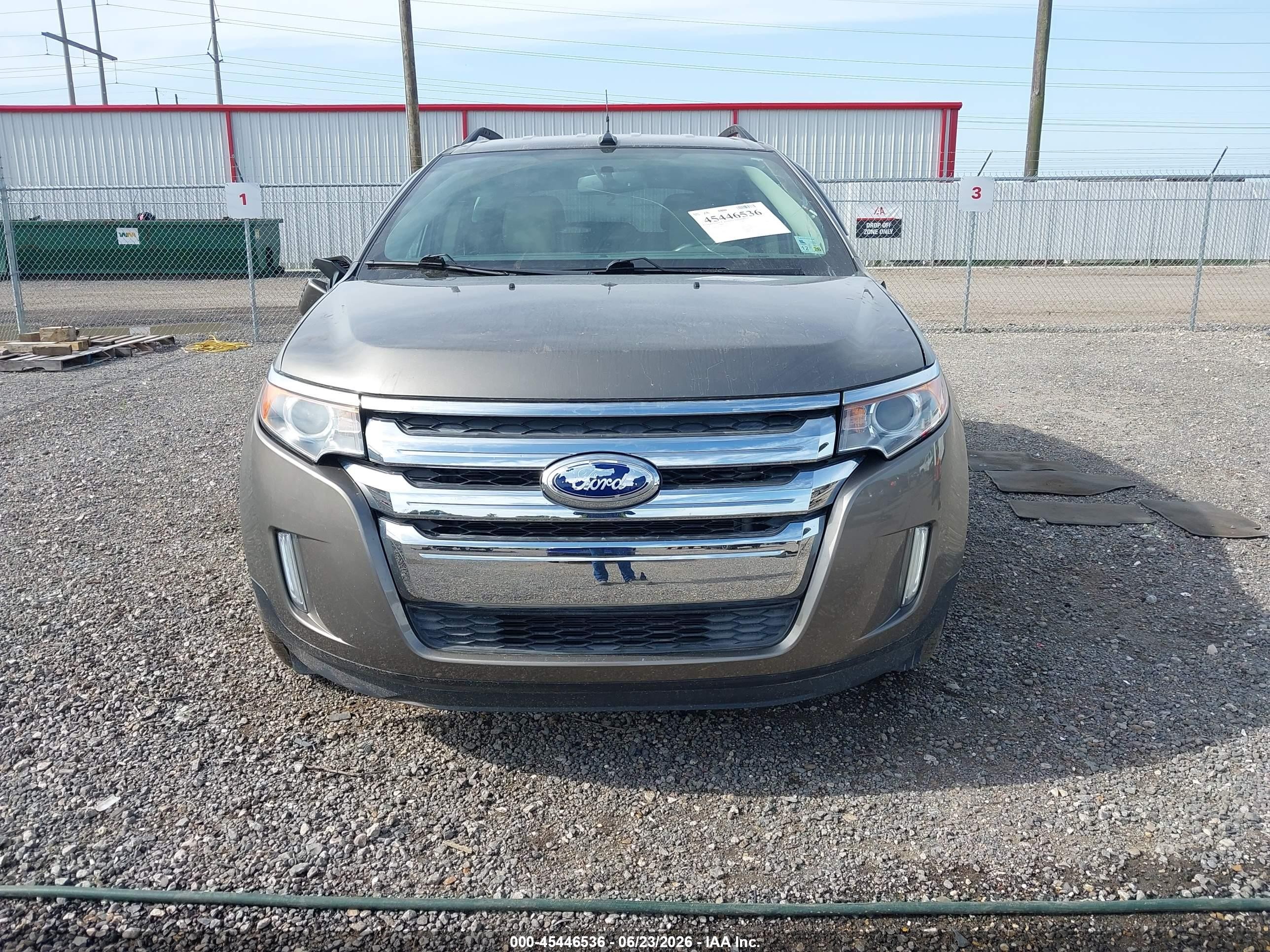 2014 Ford Edge Sel Gray vin: 2FMDK3JC5EBA02396