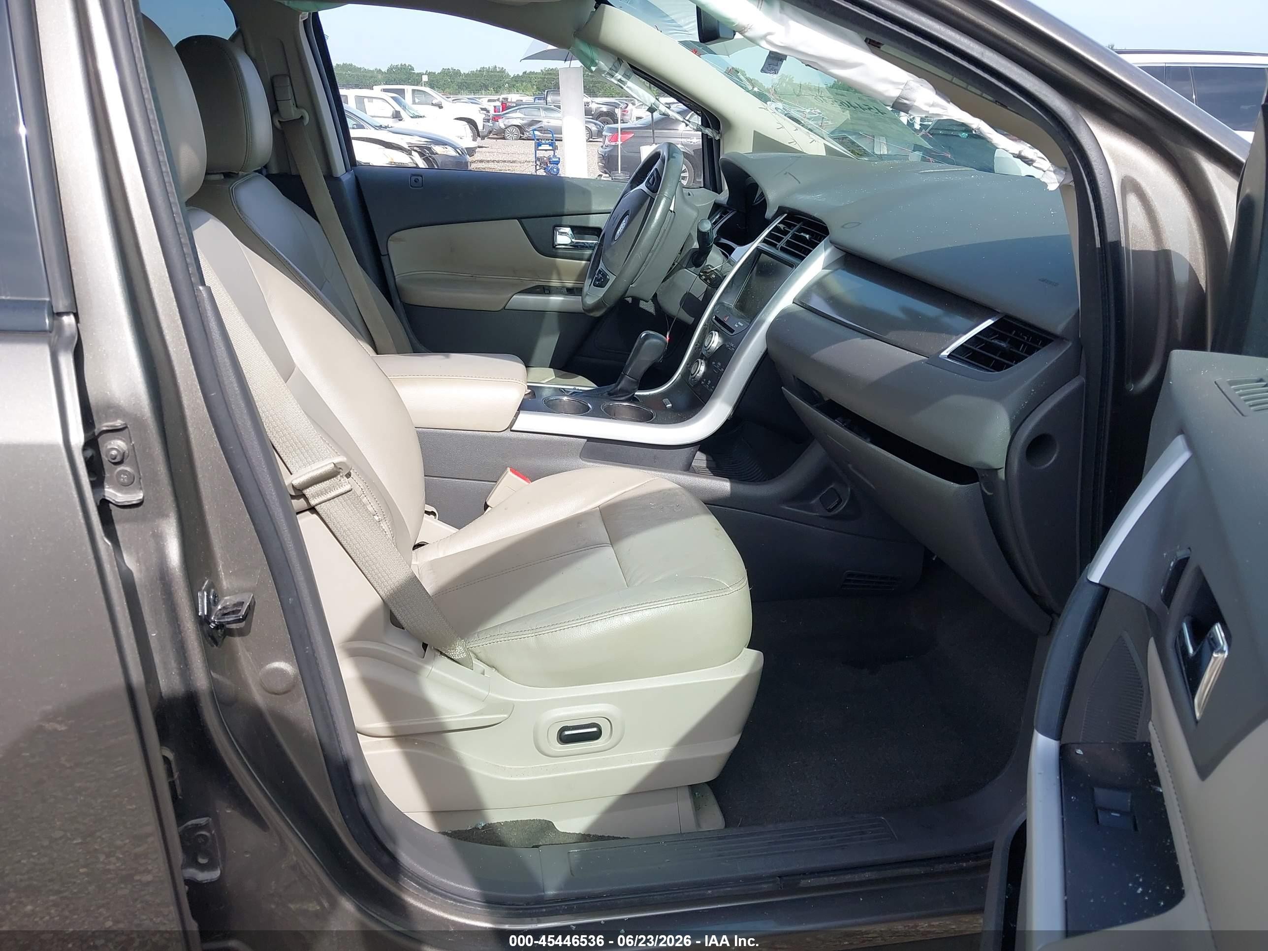 2014 Ford Edge Sel Gray vin: 2FMDK3JC5EBA02396