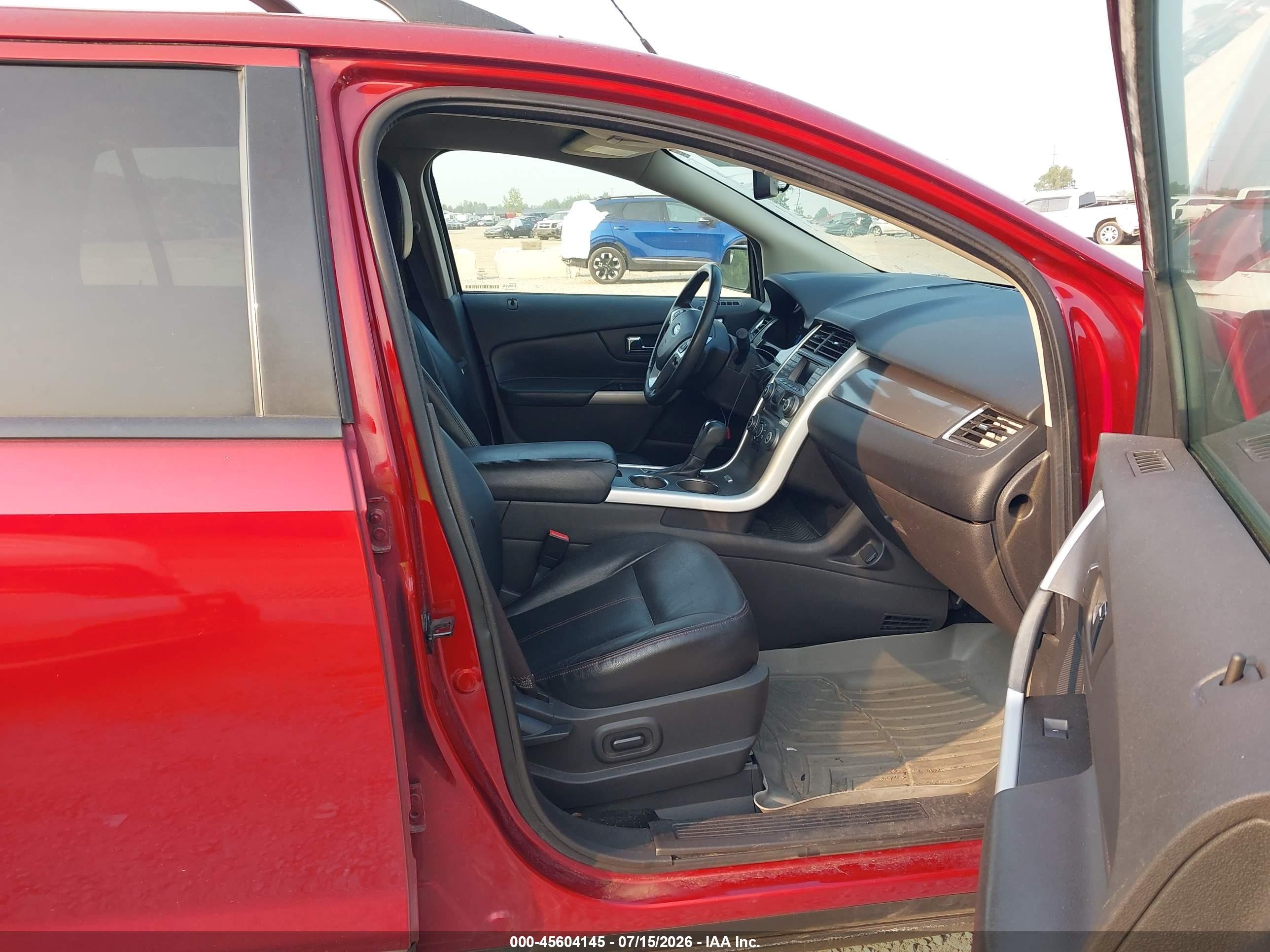2014 Ford Edge Sel Темно-бордовый vin: 2FMDK3JC5EBA16119